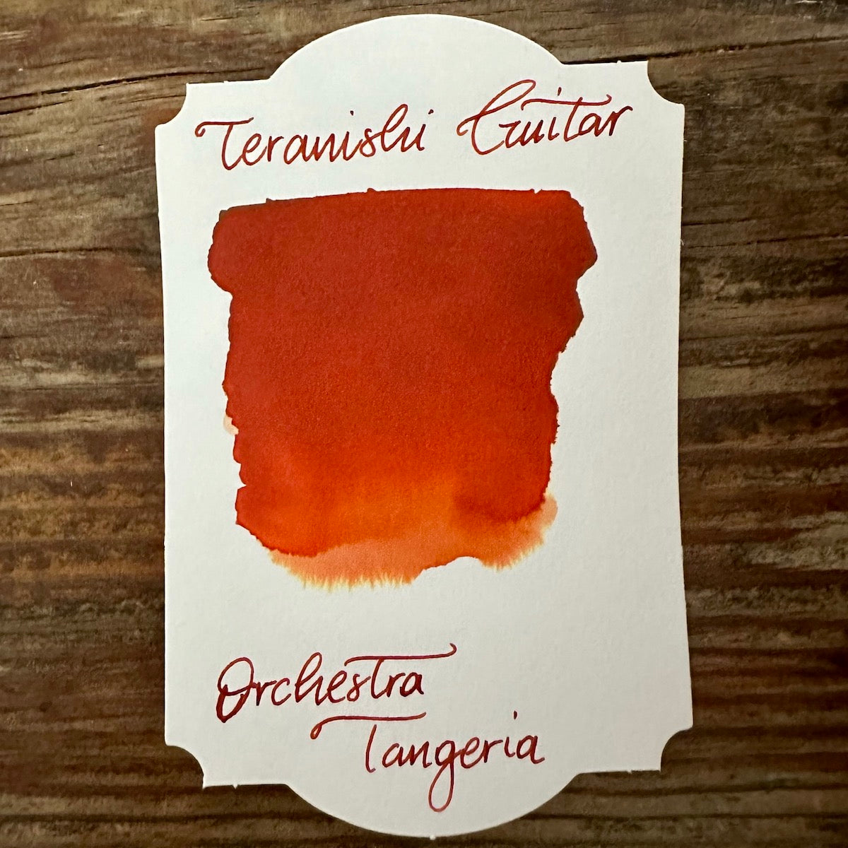 Teranishi Guitar Taisho Roman Haikara Ink - Orchestra Tangerine