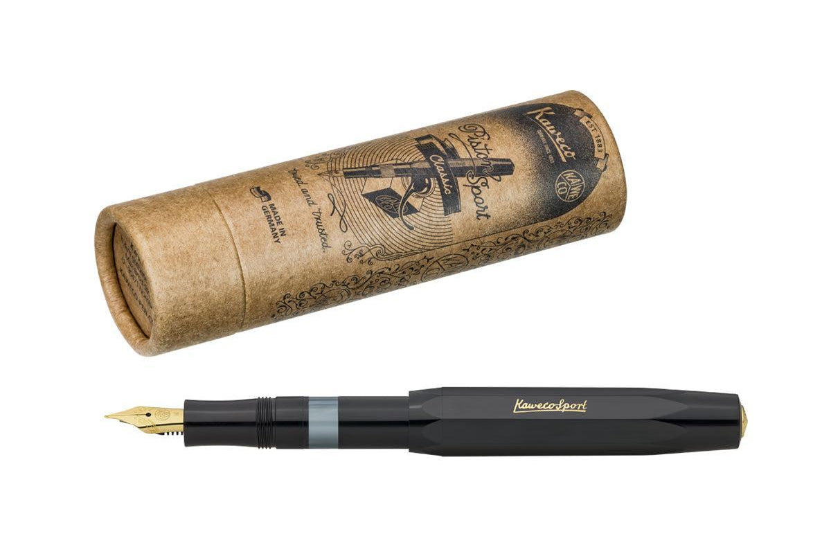 Kaweco Piston Classic Sport Dolmakalem - Siyah (Yalnızca Özel Uçlar)