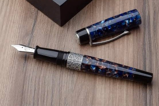 Kilk Celestial Fountain Pen - Blue&Black