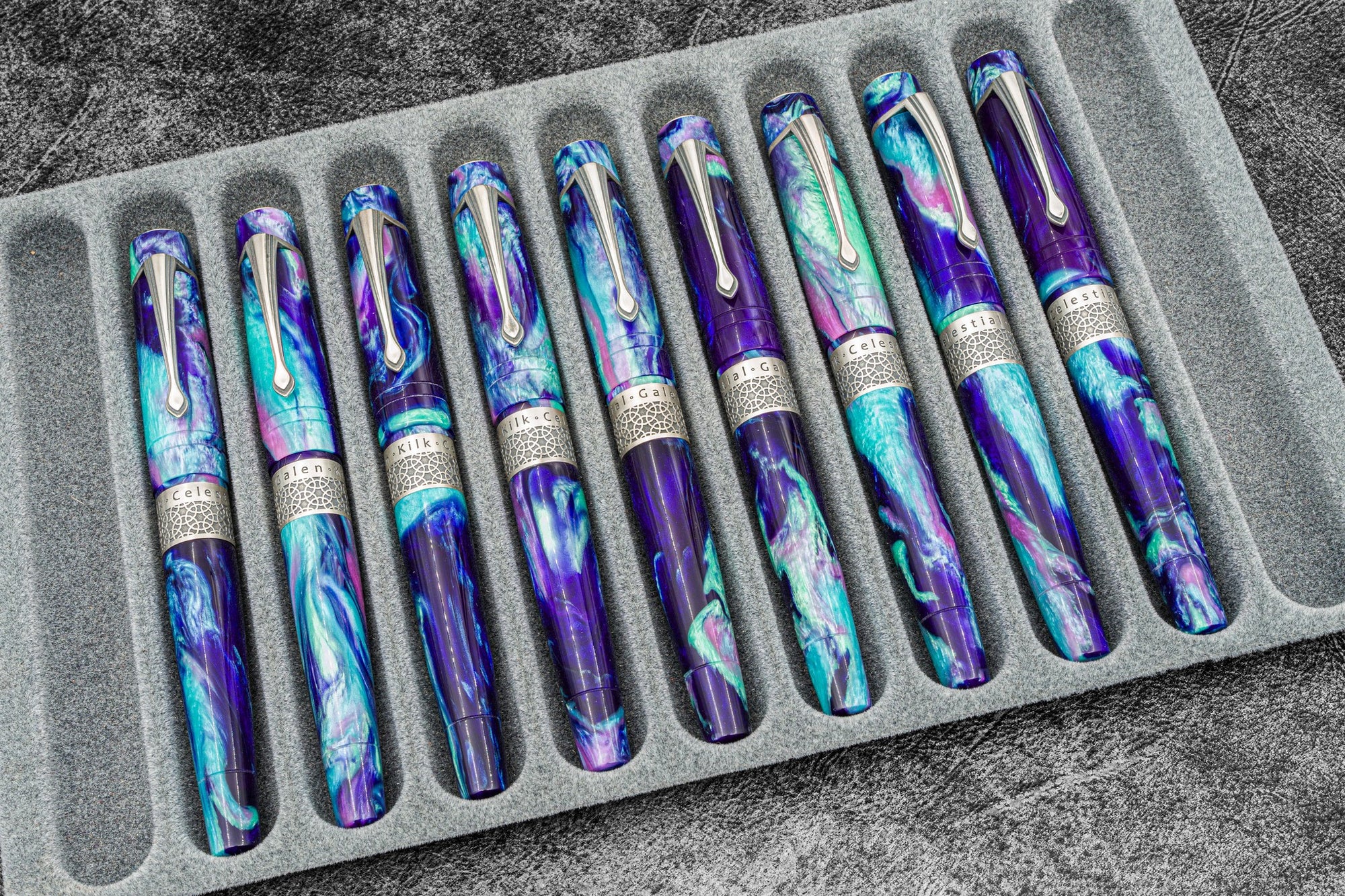 Kilk &amp; Galen SE Celestial Dolma Kalem - Plum Abalone