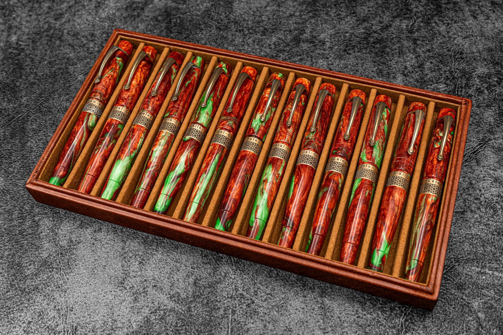 Kilk &amp; Galen SE Celestial Fountain Pen - Copper Patina