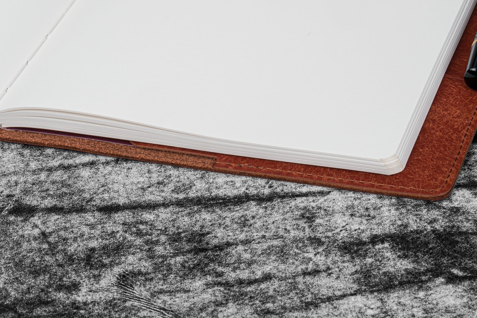 Deri A5 Defter Kılıfı - Aged Copper