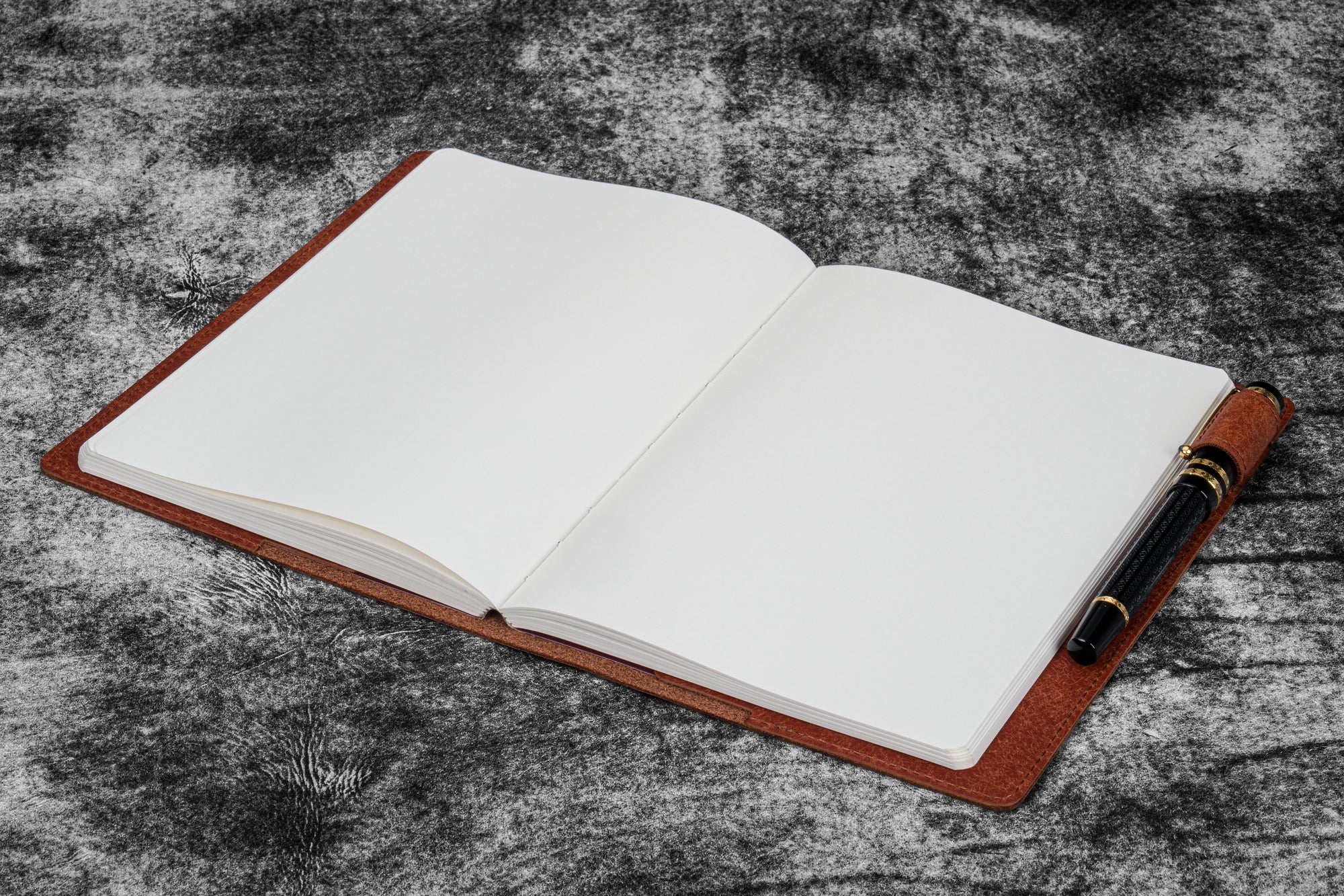 Deri A5 Defter Kılıfı - Aged Copper