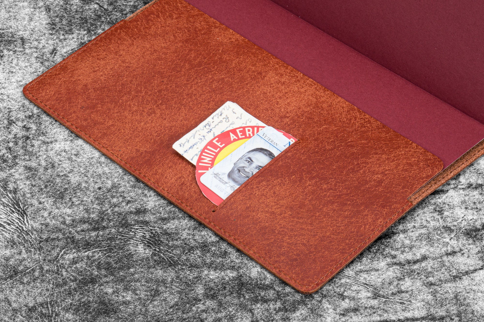 Deri A5 Defter Kılıfı - Aged Copper
