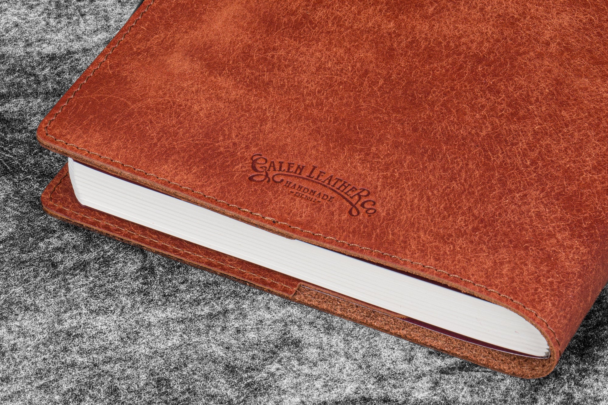 Deri A5 Defter Kılıfı - Aged Copper