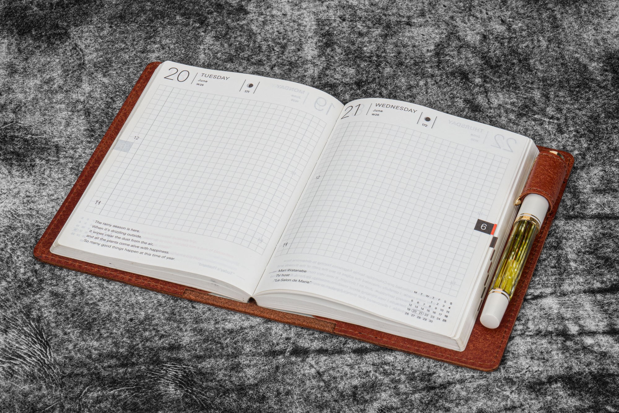 Deri A6 Defter Kılıfı - Aged Copper