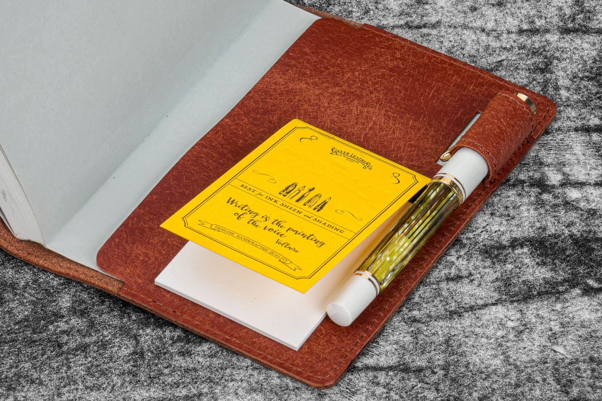 Deri A6 Defter Kılıfı - Aged Copper