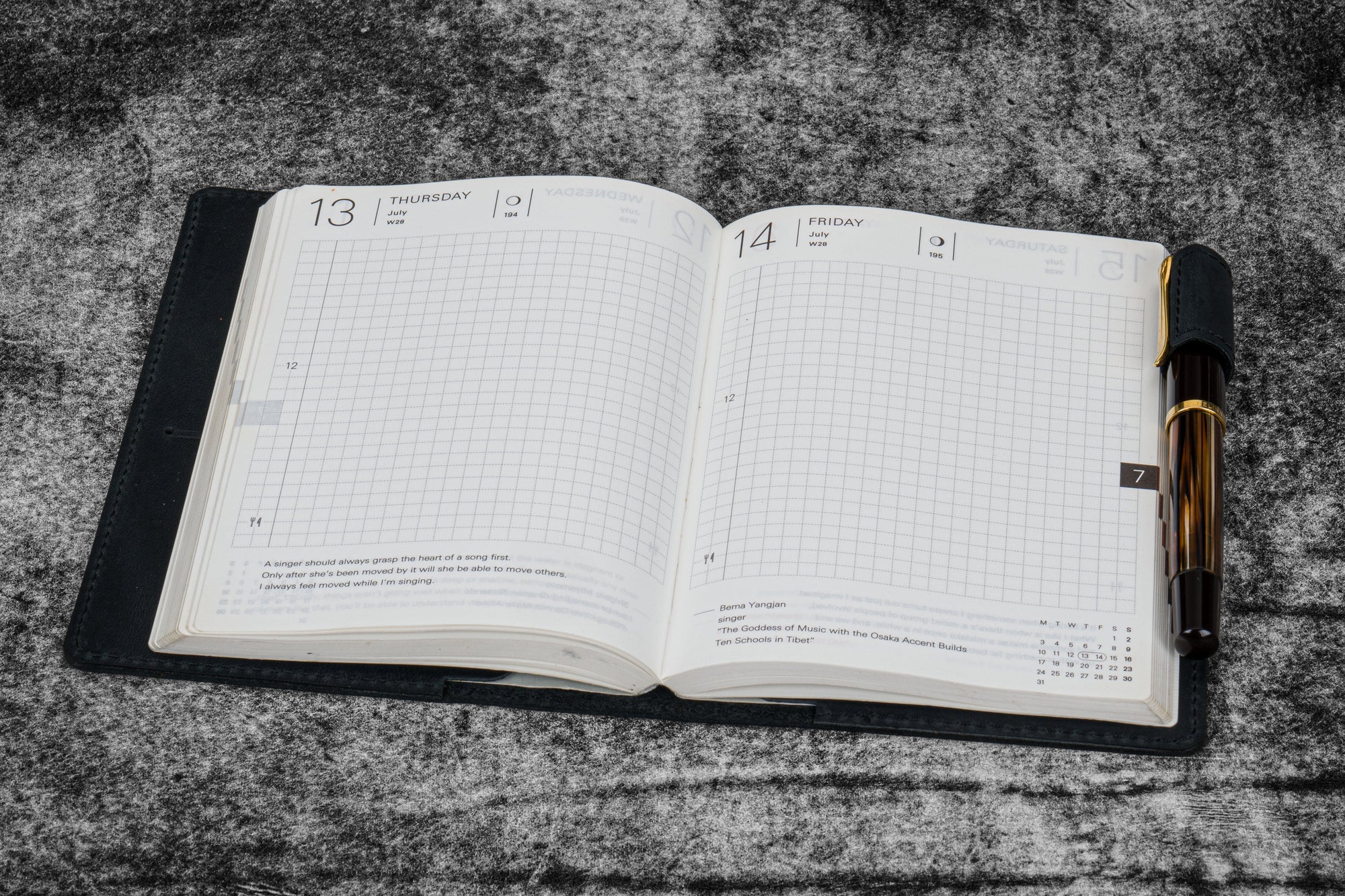 Deri A6 Defter Kılıfı - Crazy Horse Graphite