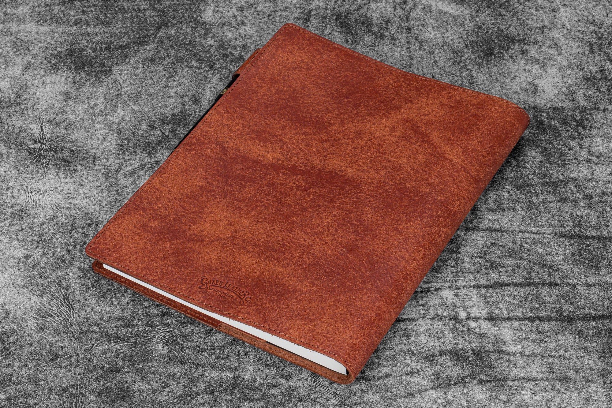 Deri B5 Defter Kılıfı - Aged Copper