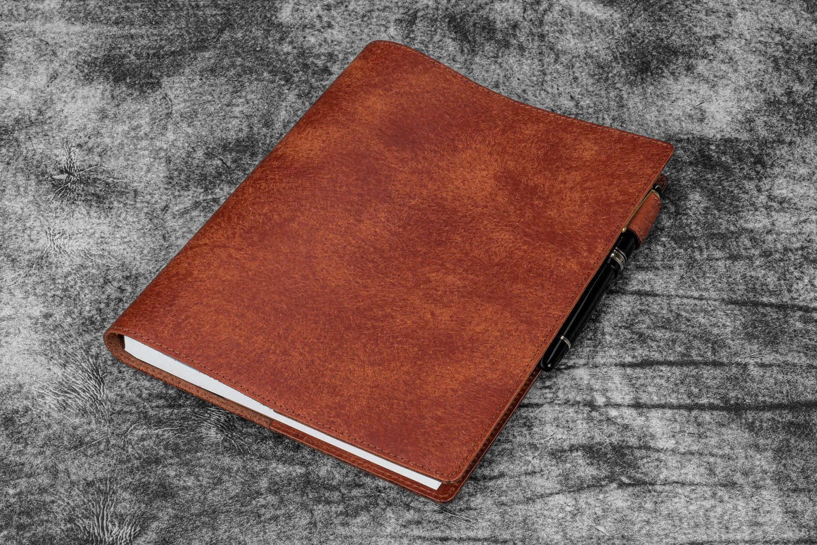 Deri B5 Defter Kılıfı - Aged Copper