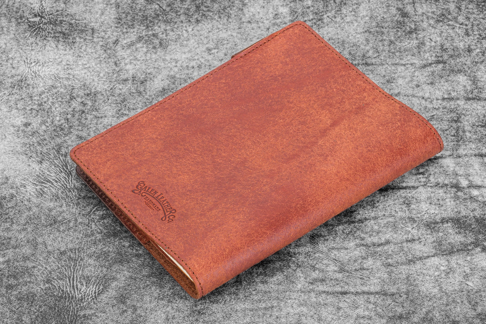 Deri B6 Defter Kılıfı - Aged Copper