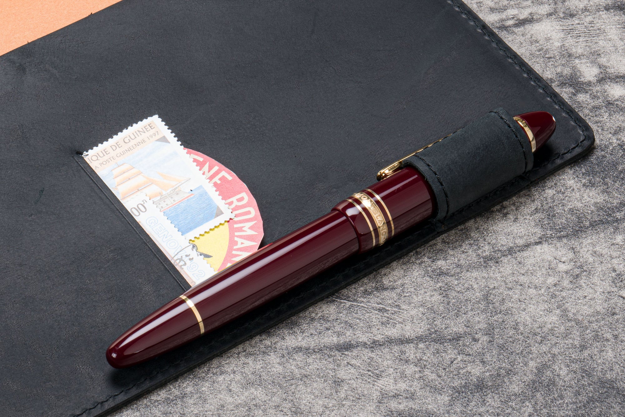 Deri B6 Defter Kılıfı - Crazy Horse Graphite