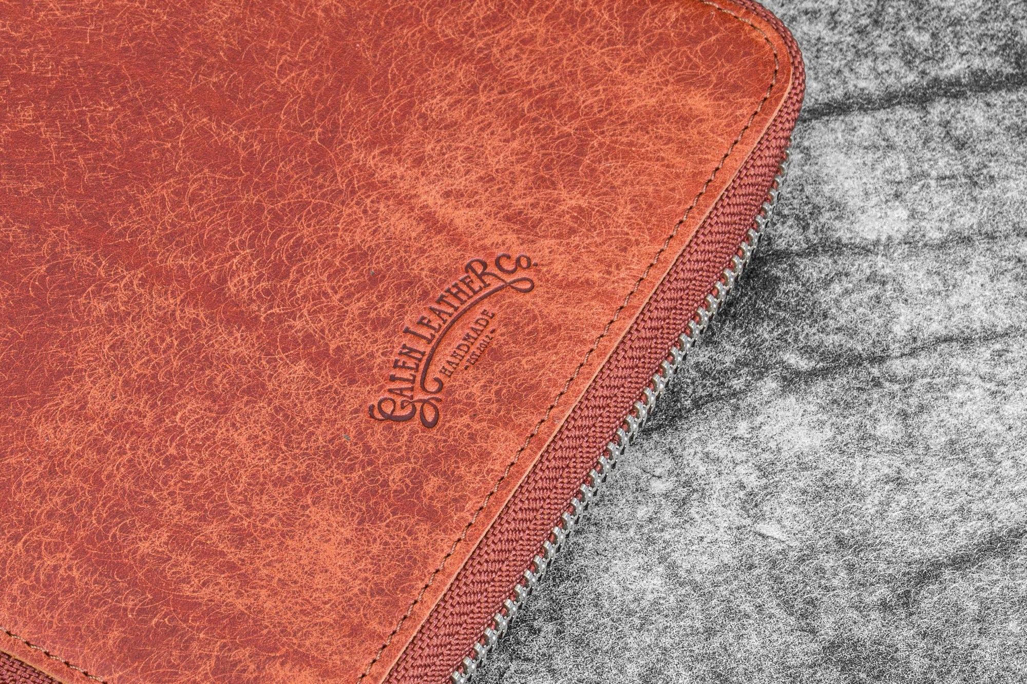 A5 Deri Organizer ve Kalemlik - Aged Copper
