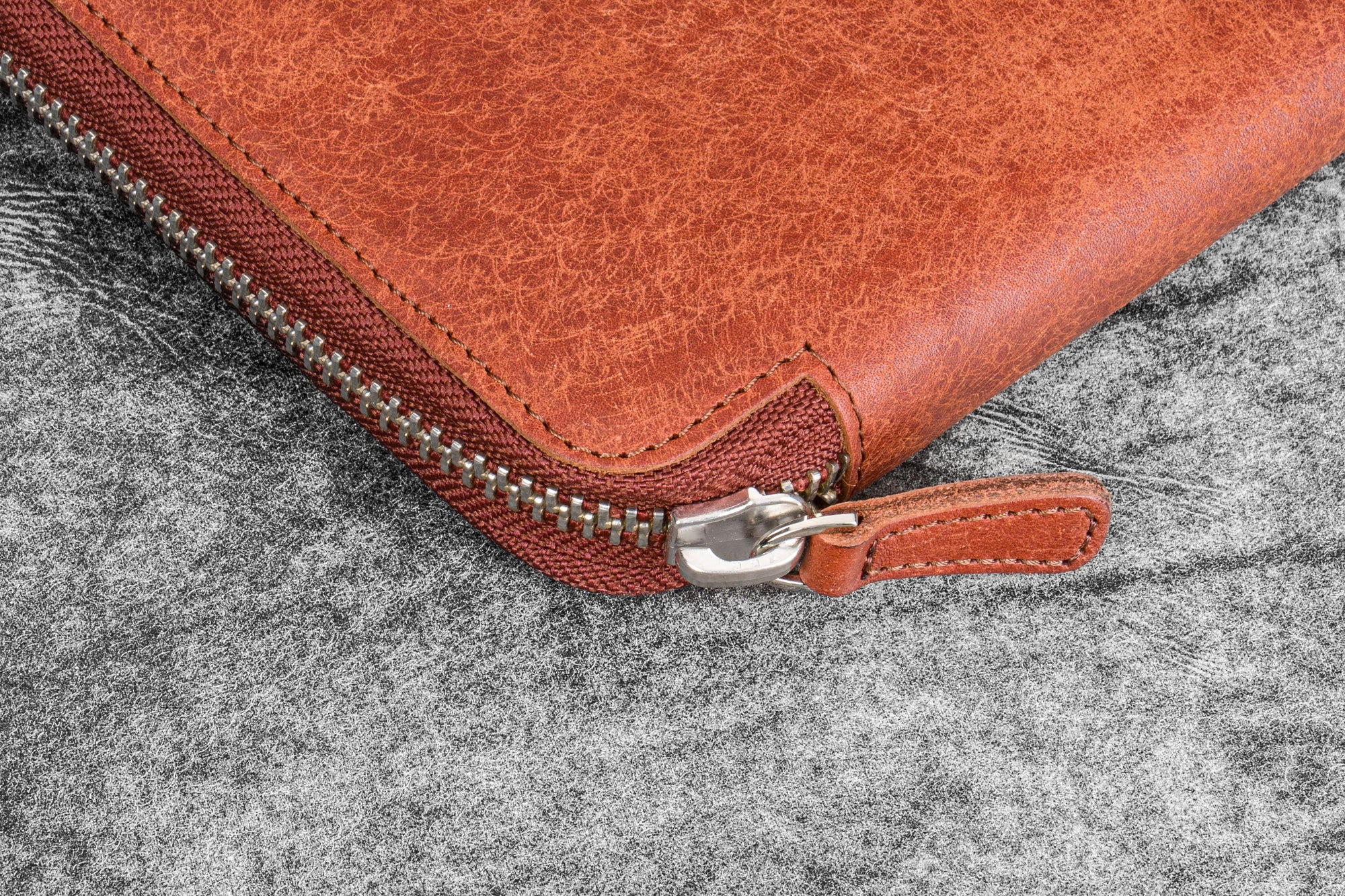 A5 Deri Organizer ve Kalemlik - Aged Copper