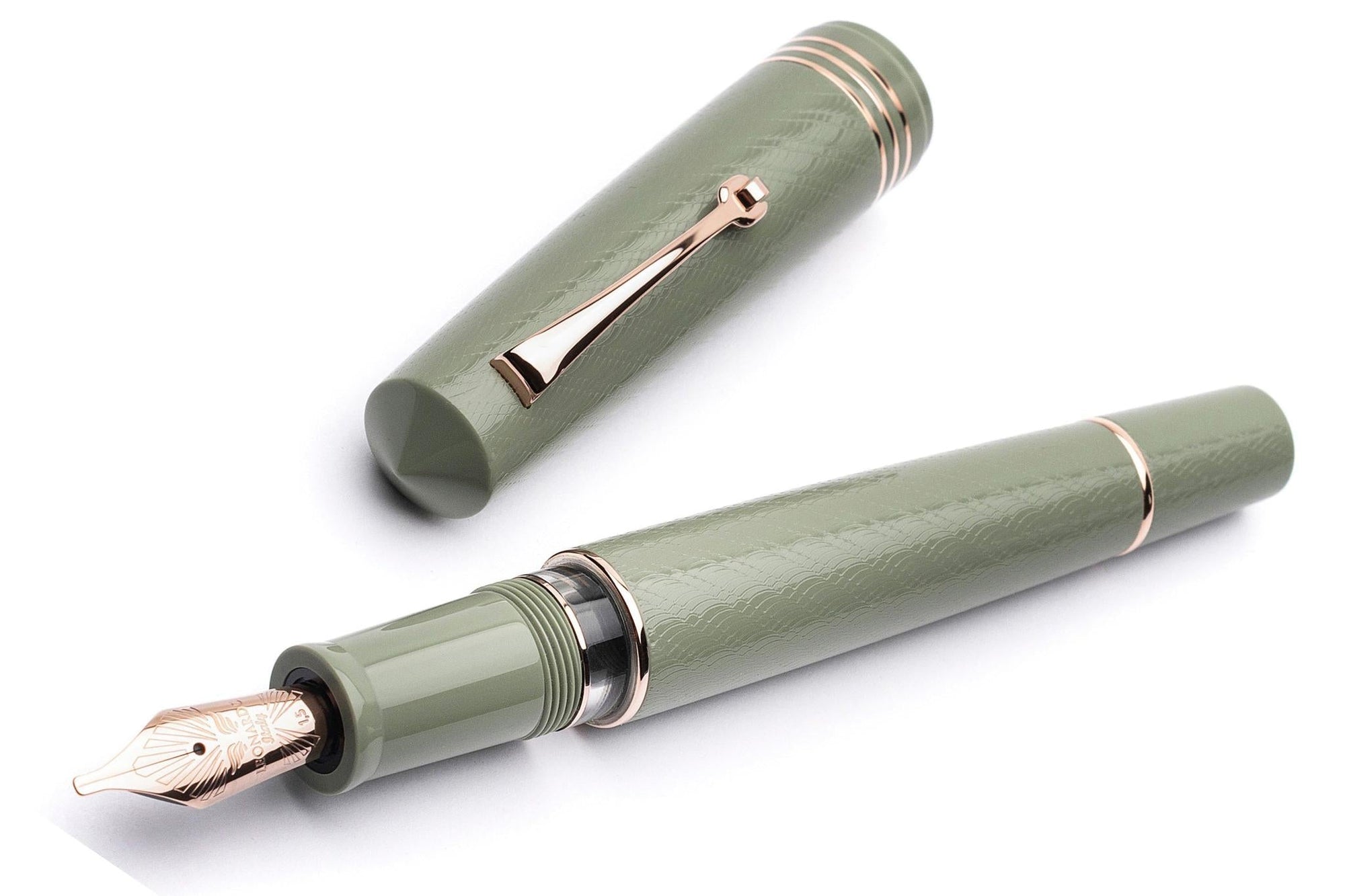 Leonardo - MZG 2.0 Dolma Kalem - The Art of Guilloché VERDIGRIS – Rose Gold