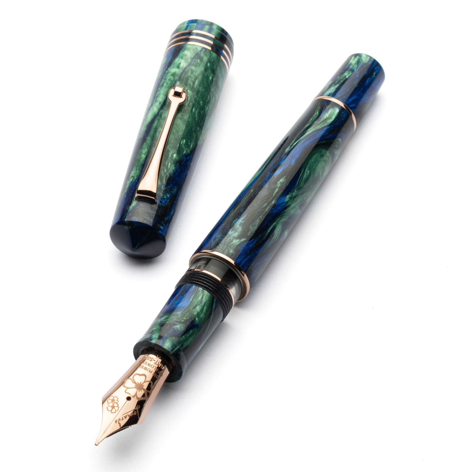Leonardo MZG2.0 Fiordaliso Blue Dolma Kalem - 14k #8 Altın Uç