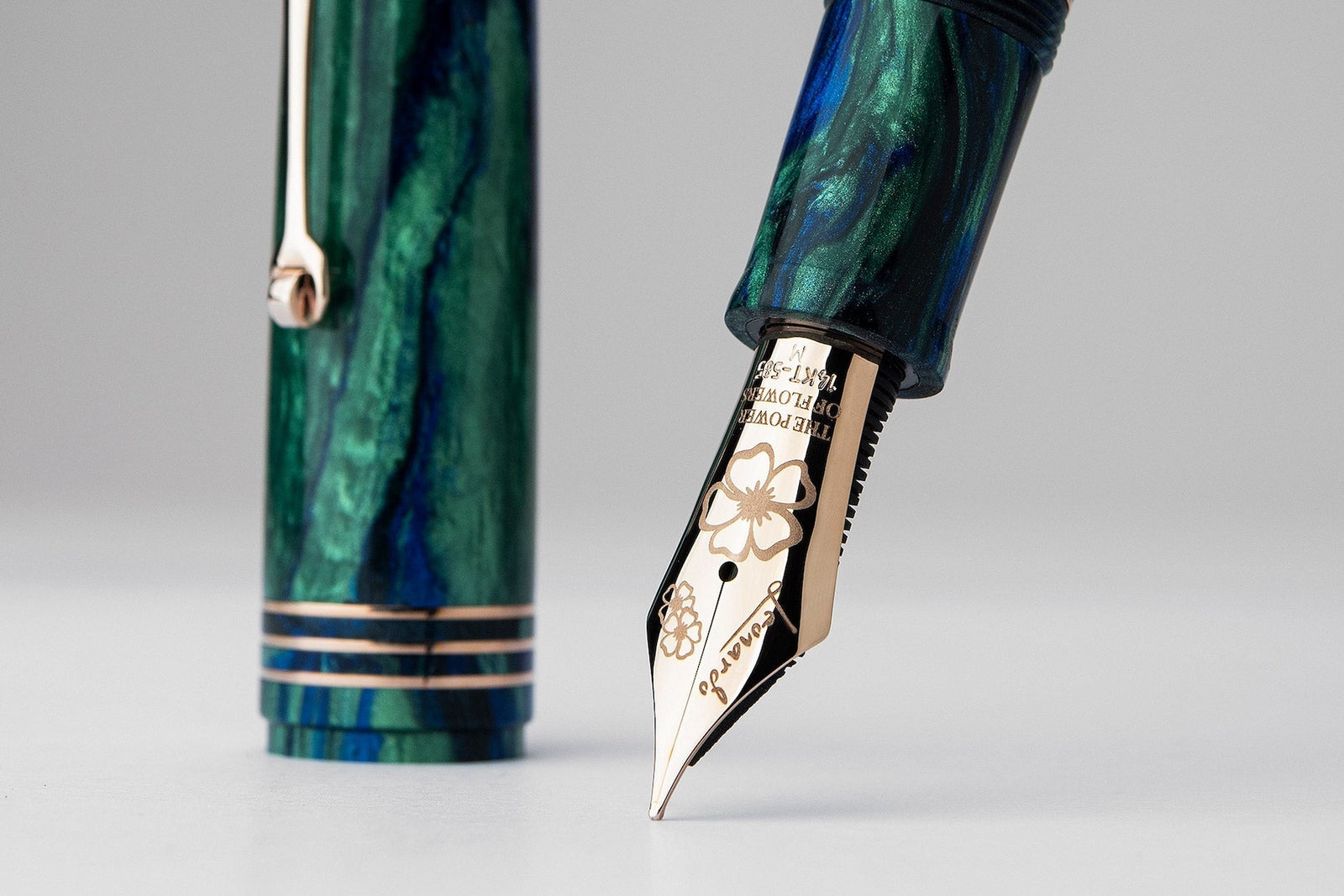 Leonardo MZG2.0 Fiordaliso Blue Dolma Kalem - 14k #8 Altın Uç