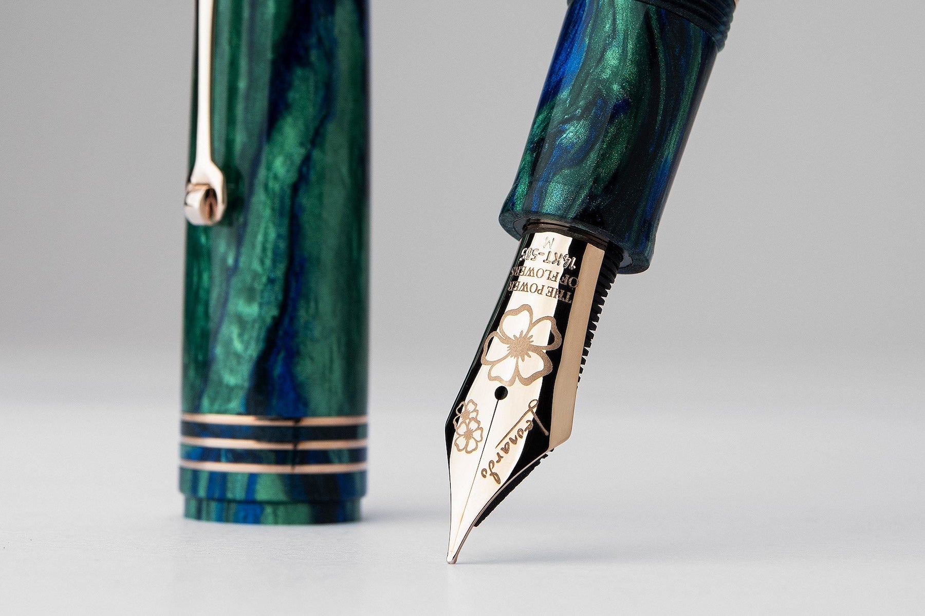 Leonardo MZG2.0 Fiordaliso Blue Dolma Kalem - 14k #8 Altın Uç