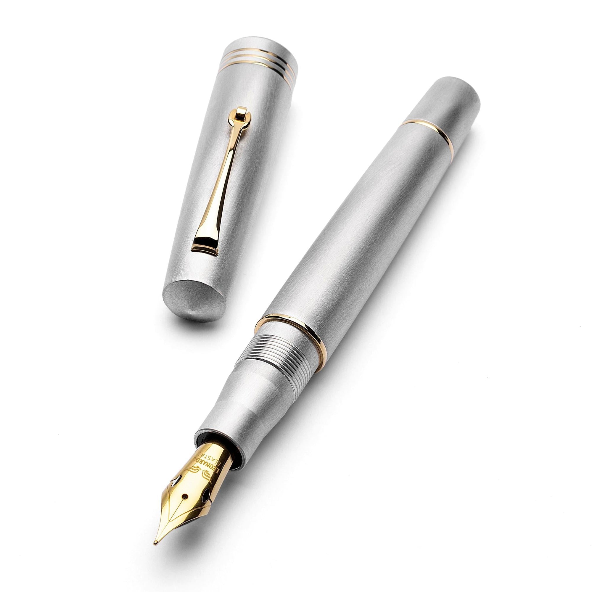 Leonardo Momento Zero Fountain Pen – Aluminum – GT #6