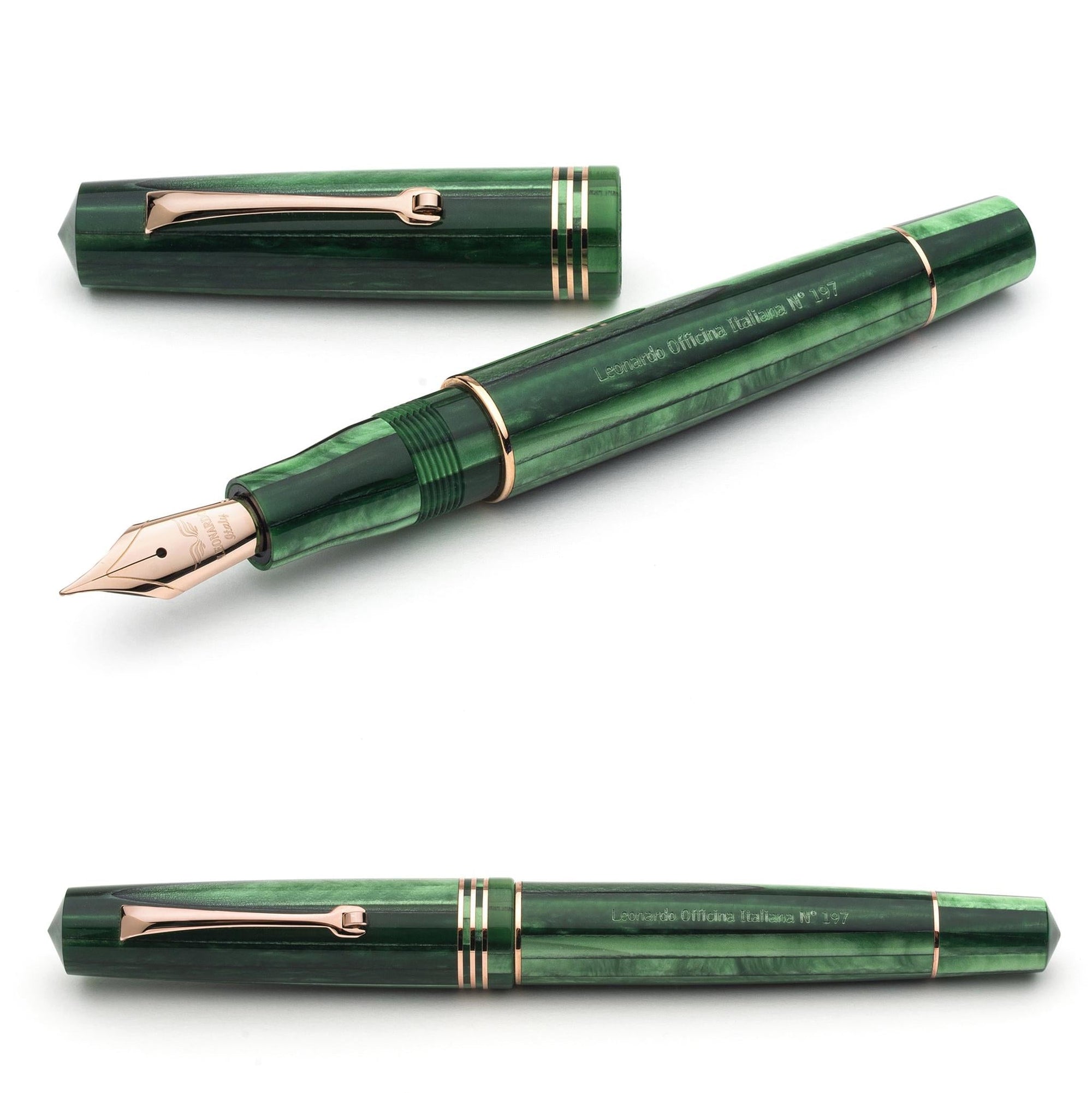 Leonardo Momento Zero Fountain Pen – Spaghetti Alga – RGT #6