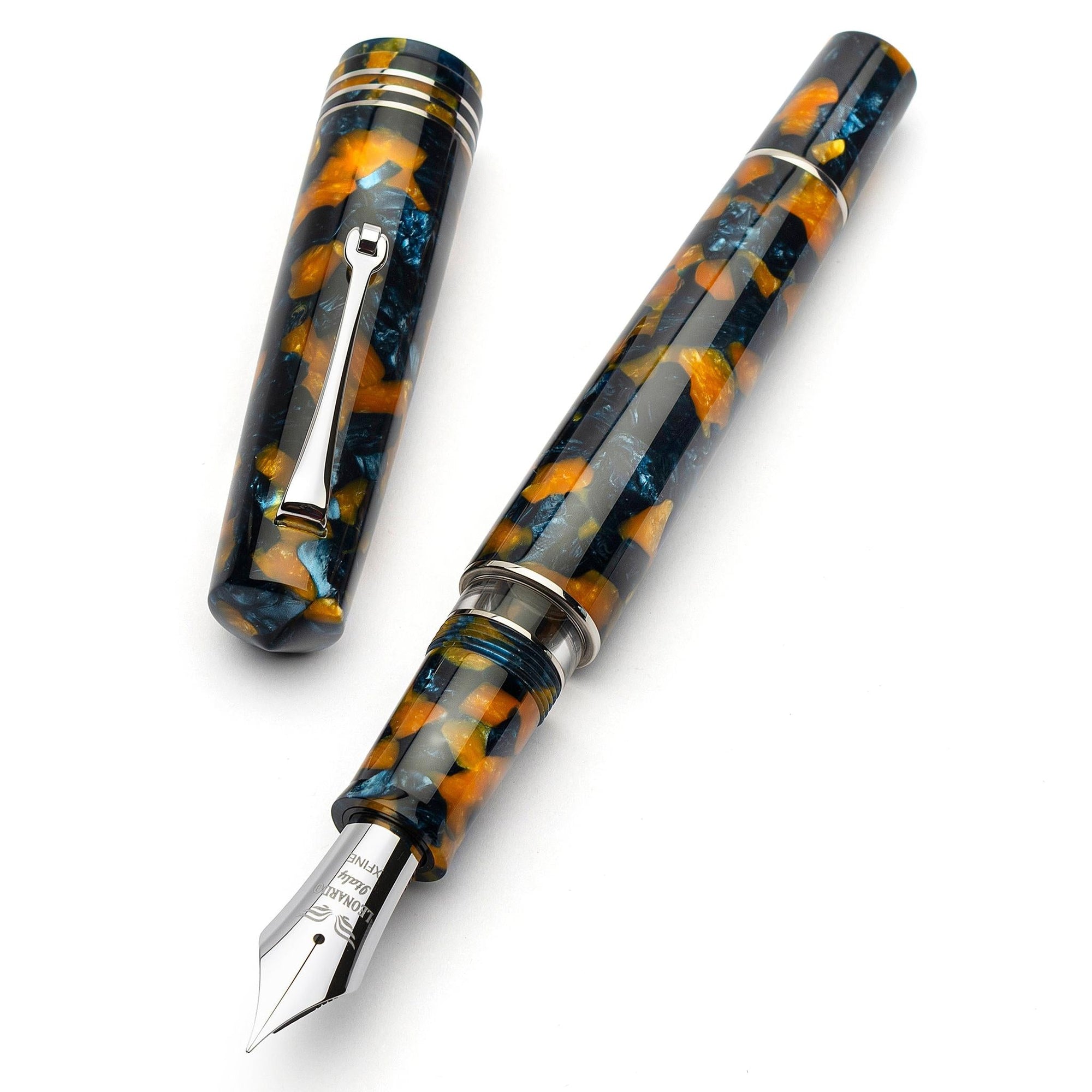Leonardo Momento Zero Grande 2.0 Fountain Pen – Crepuscolo Marino – ST #8