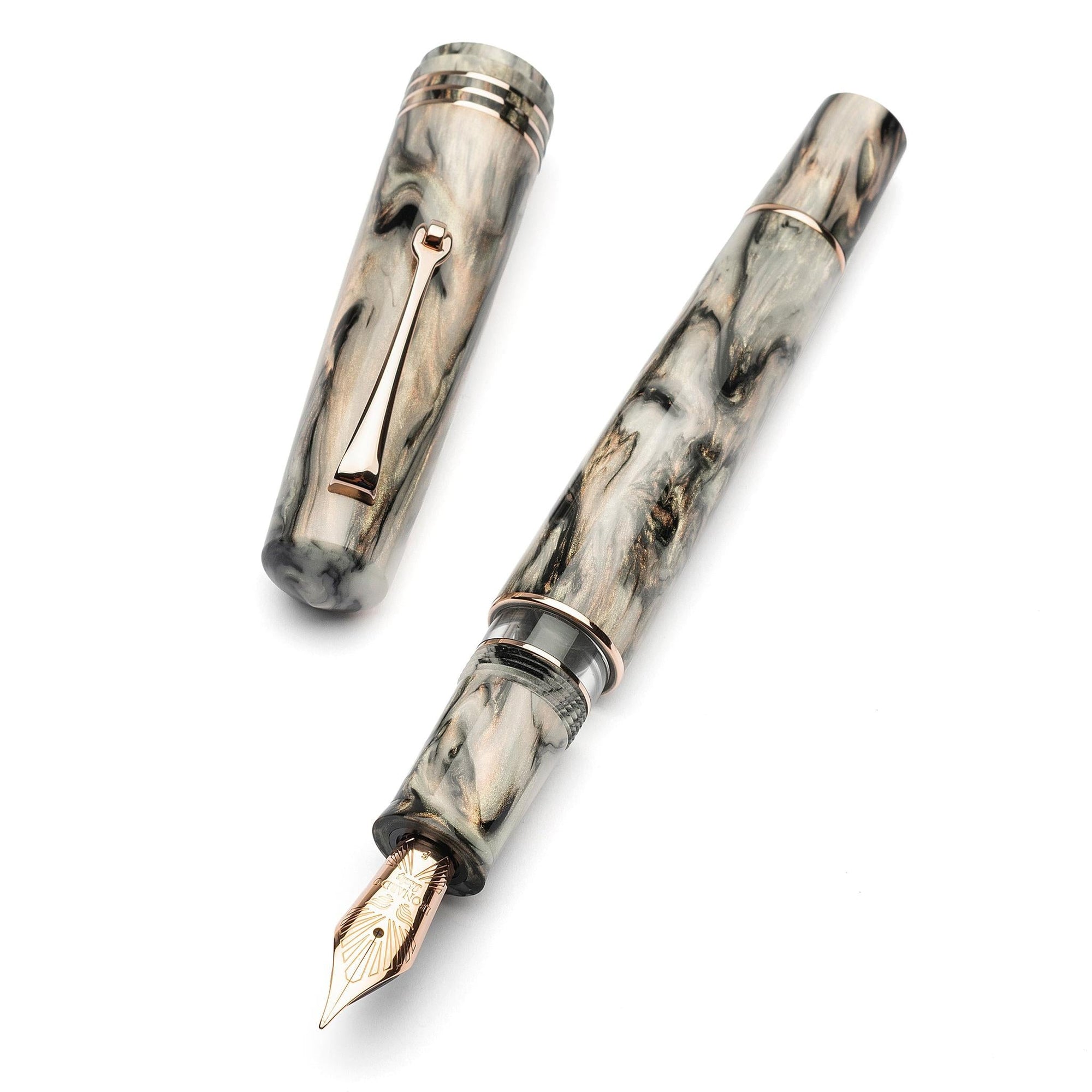 Leonardo Momento Zero Grande 2.0 Fountain Pen – Golden Abalone – RGT #6