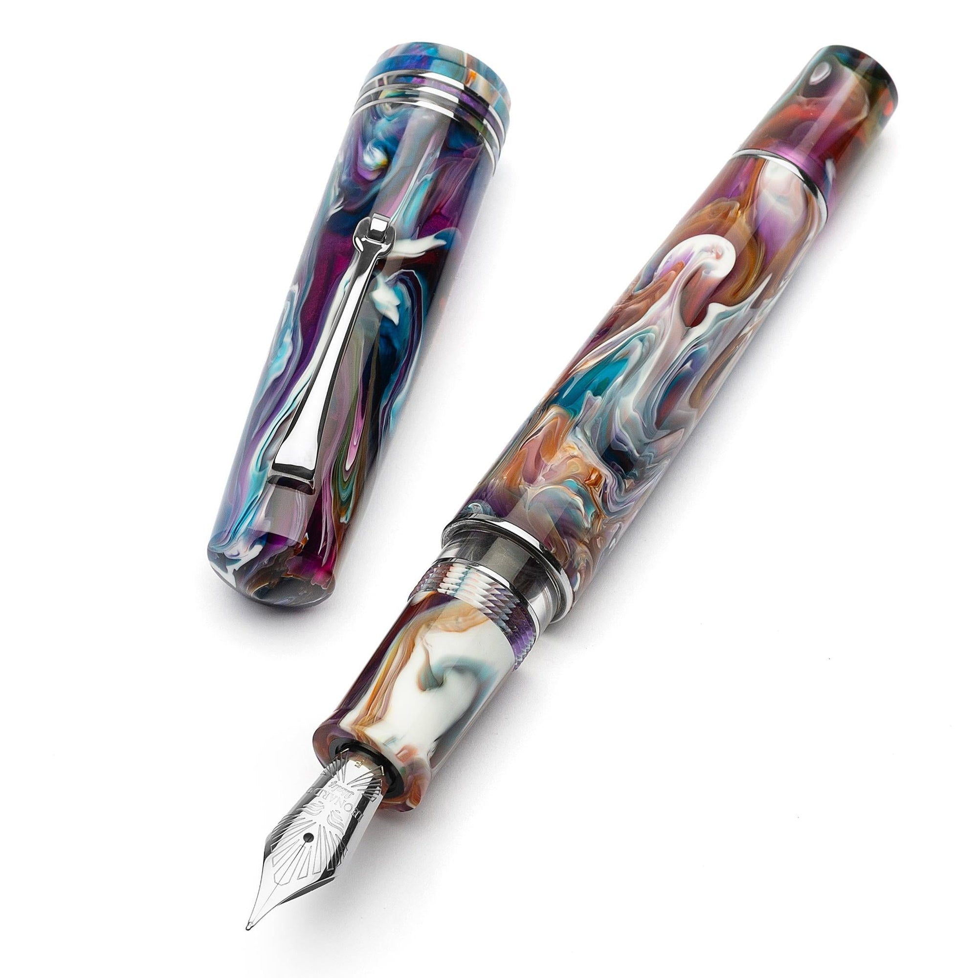 Leonardo Momento Zero Grande 2.0 Fountain Pen – Primary Manipulation 1 Vesuvius – ST #6