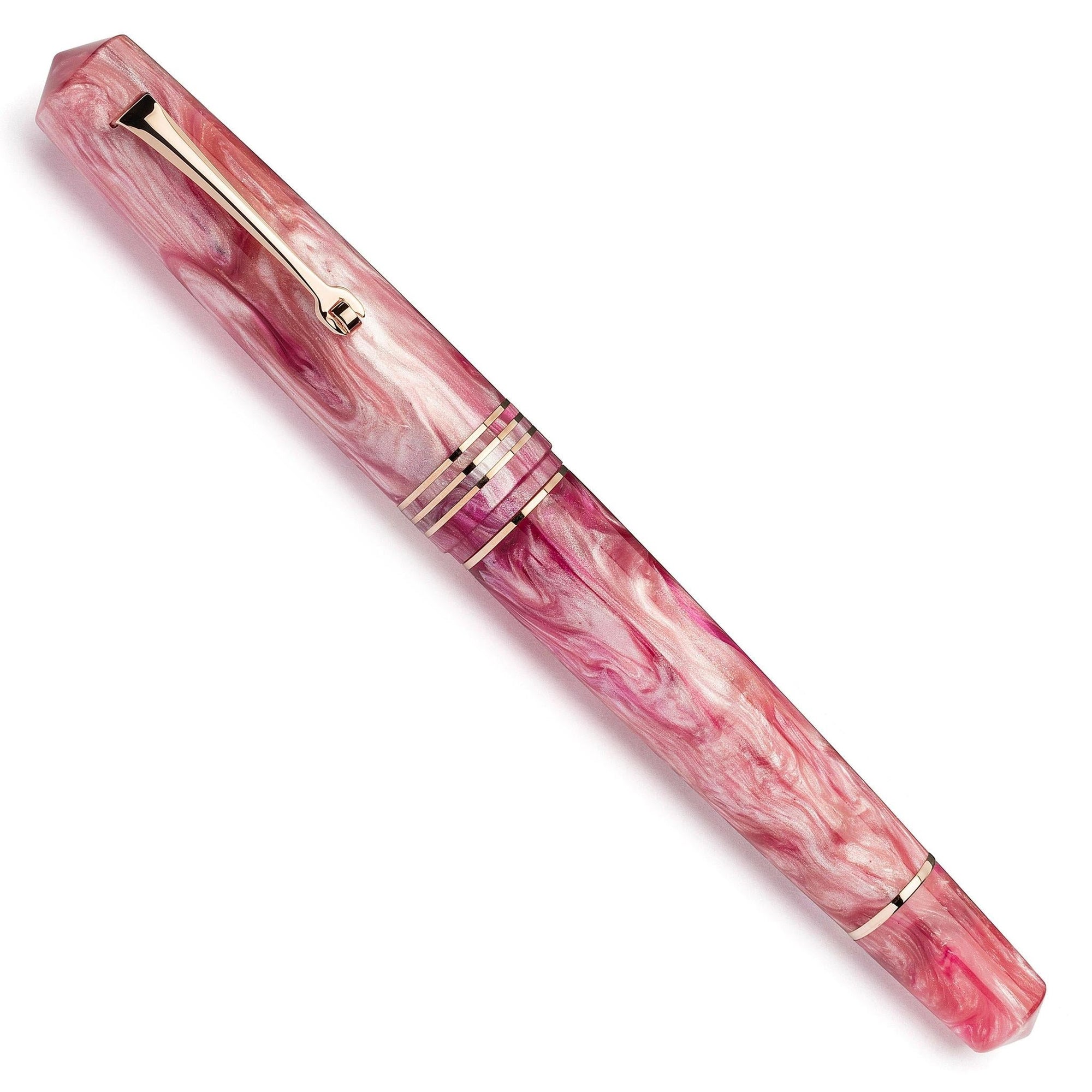 Leonardo Momento Zero Grande 2.0 Fountain Pen – Sakura – RGT #8 14K Gold