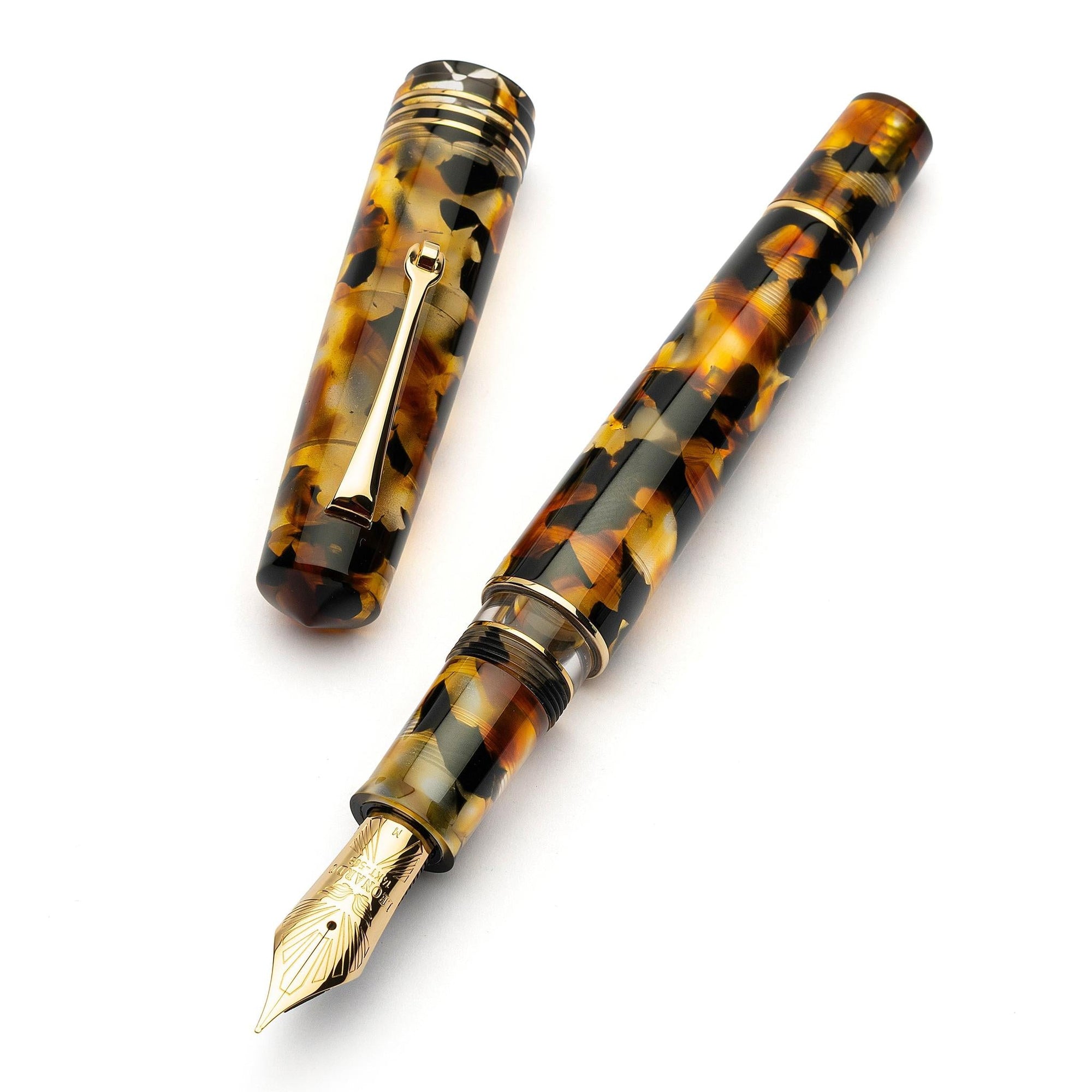 Leonardo Momento Zero Grande 2.0 Fountain Pen – Sottobosco – GT #8 14K Gold