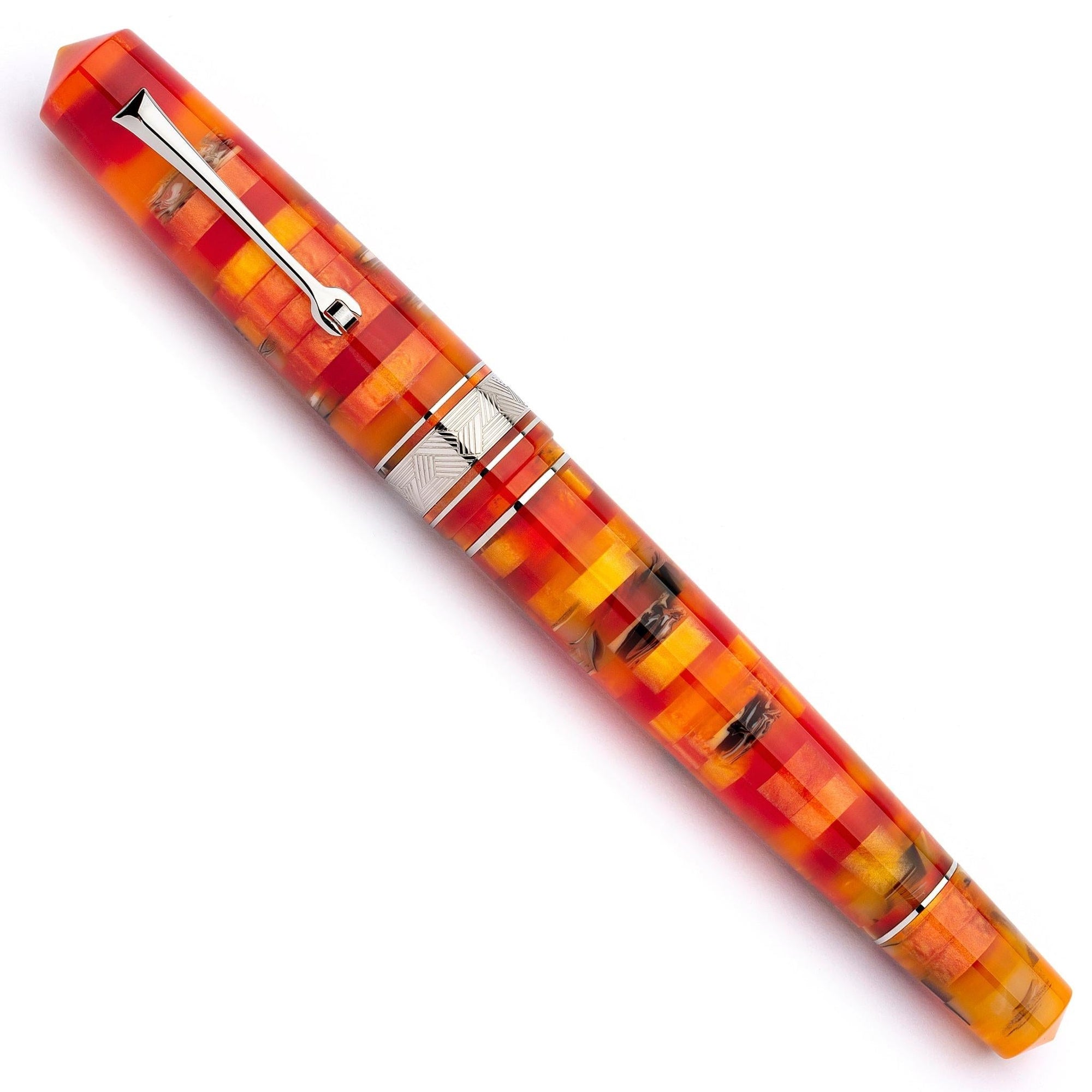 Leonardo Momento Zero Grande Fountain Pen – Mosaico Mango – GT #6