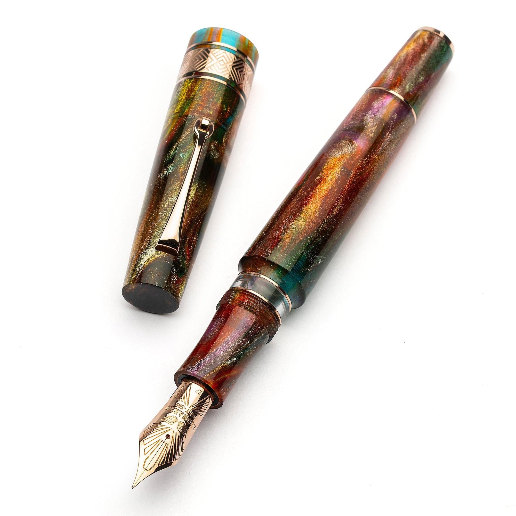 Leonardo Supernova Fountain Pen – Primary Manipulation 5 – RGT #8 14K Gold