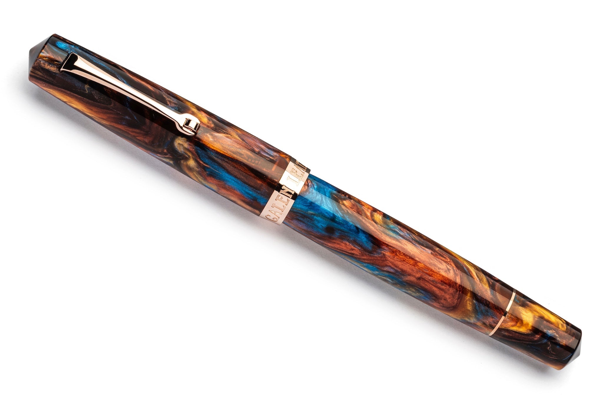 Leonardo Magico SE Fountain Pen - Peacock Springs | Galen Leather