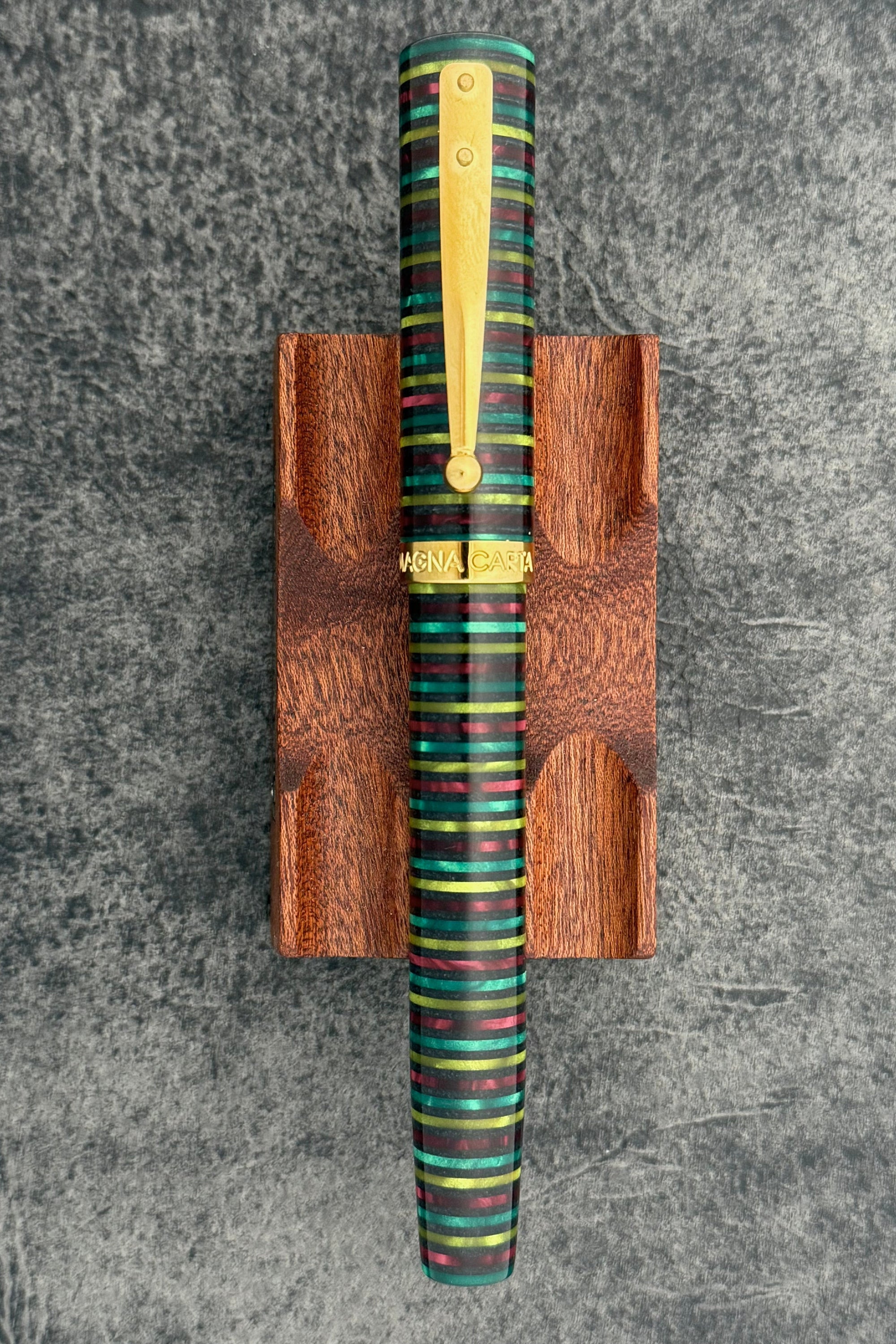 Magna Carta Mag 600 Dolmakalem 14k Gerçek Esnek Uç -Model - CA Pen Show Edt