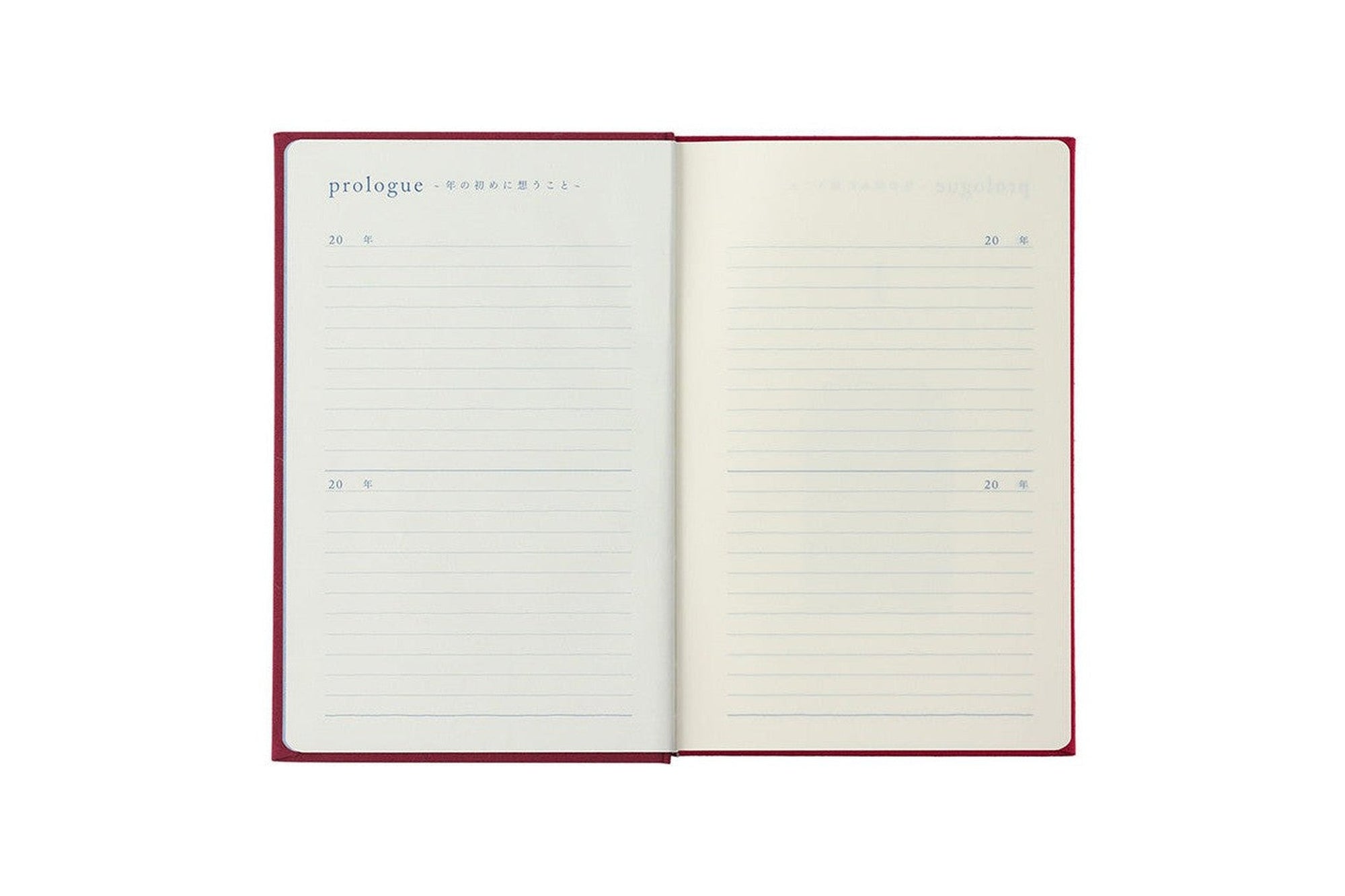 Midori 10 Yıllık Ajanda - Kırmızı