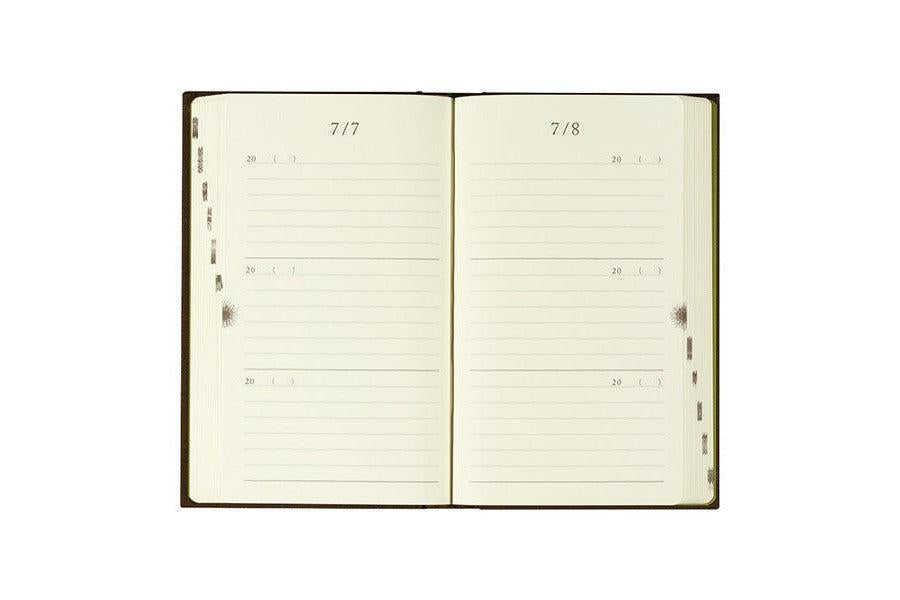 Midori 3 Yıllık Ajanda - Door - Kahverengi