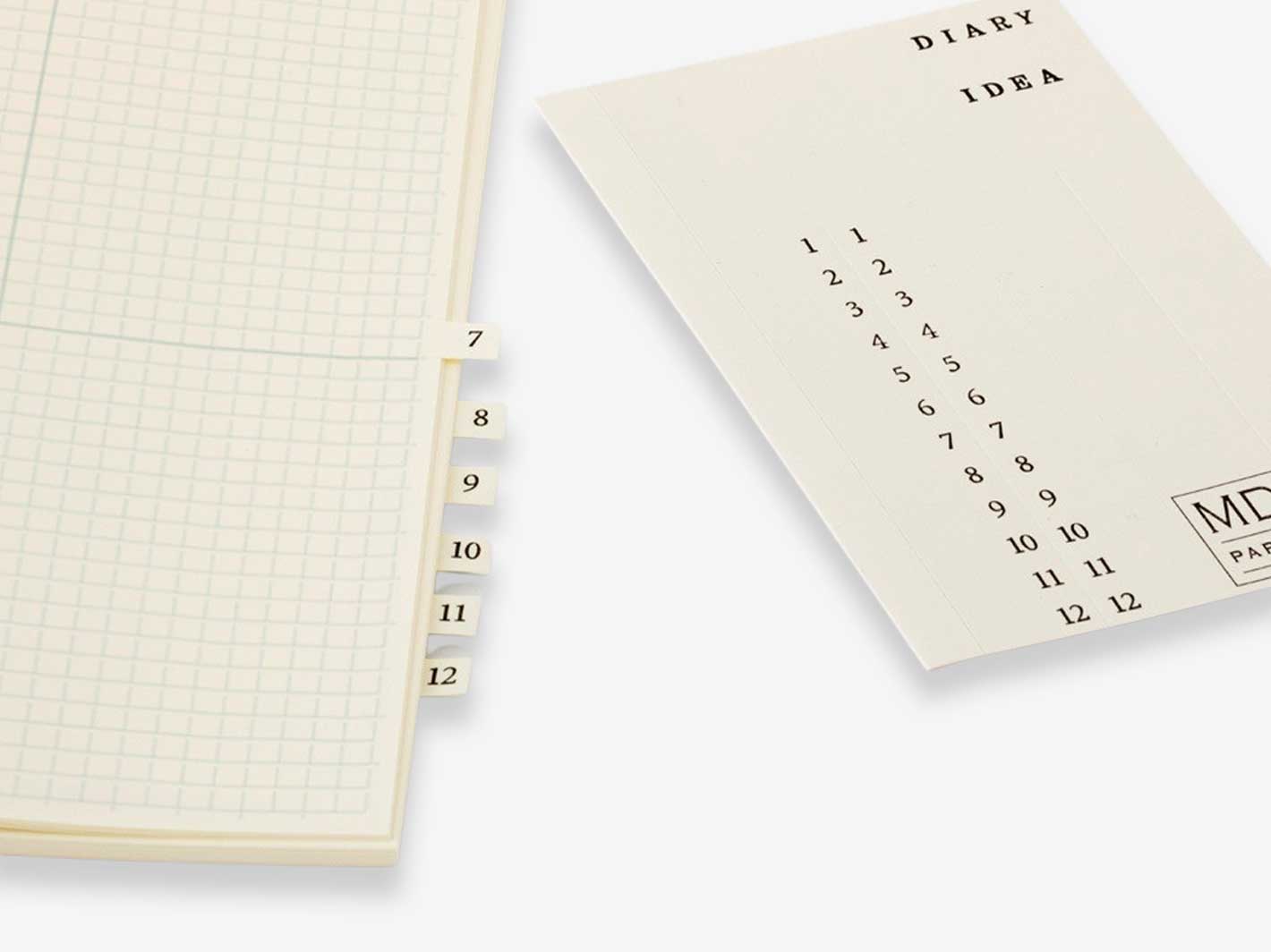 Midori MD Defter Journal A5 Kareli Block - 192 Sayfa