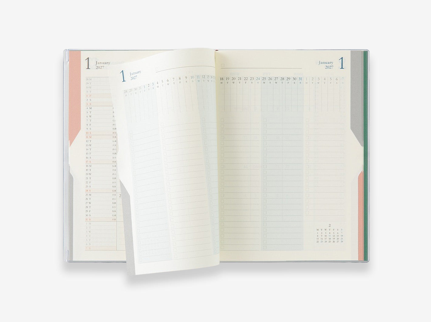 2027 Double Schedule B6 To Do - Green