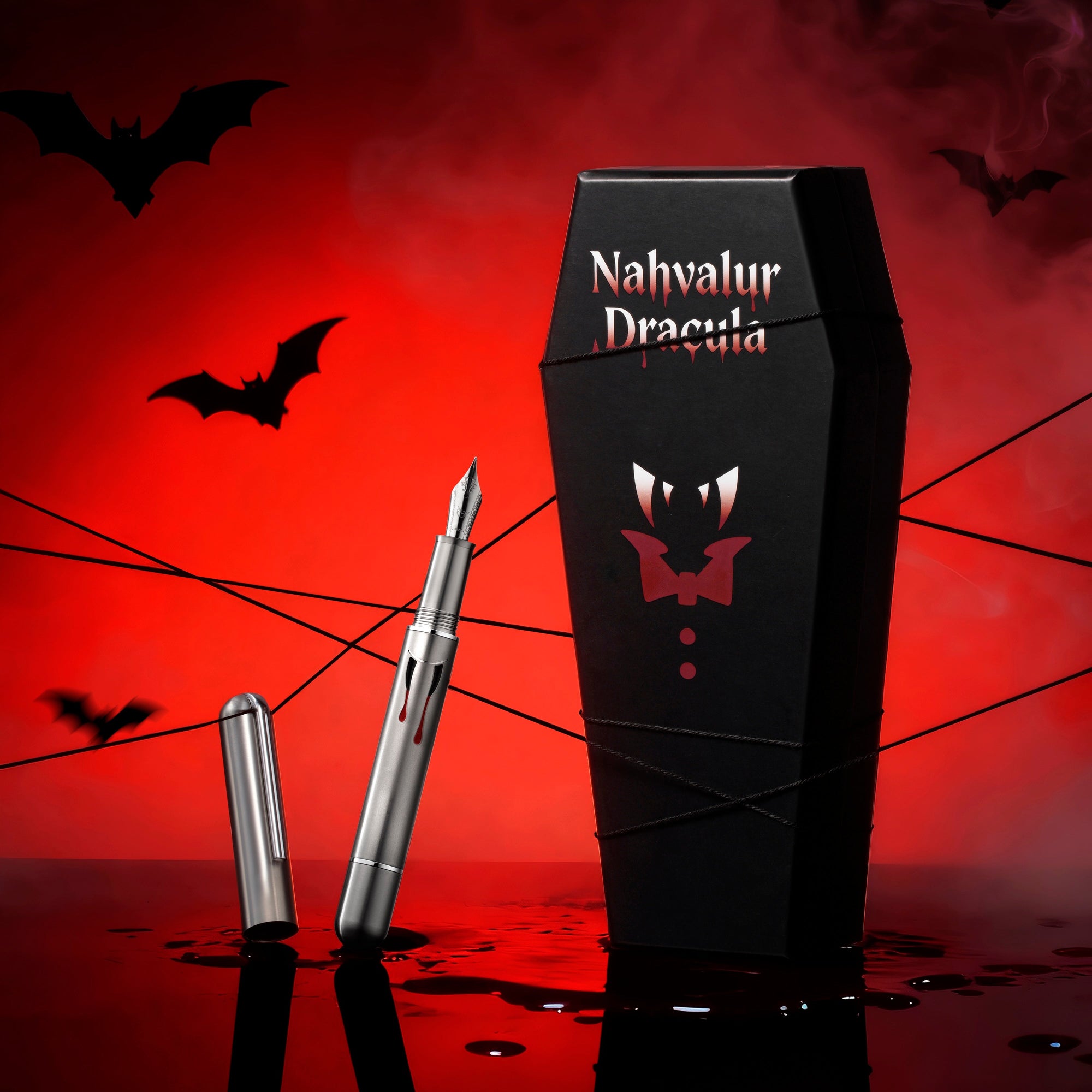Nahvalur Dracula Dolma Kalem - Titanyum