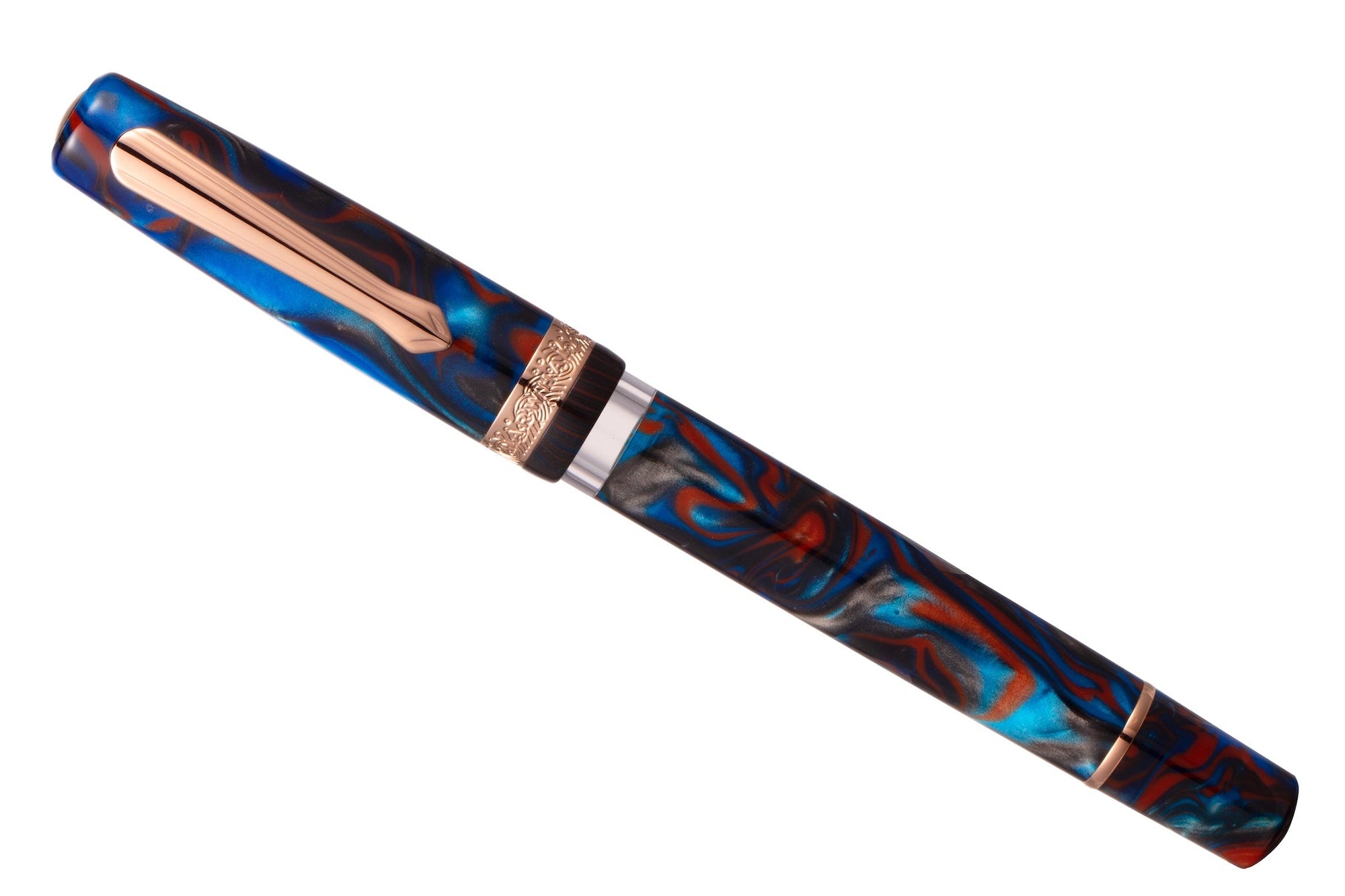 Nahvalur (Narwhal) Schuylkill Dragonet Sapphire Limited Edition Dolma Kalem