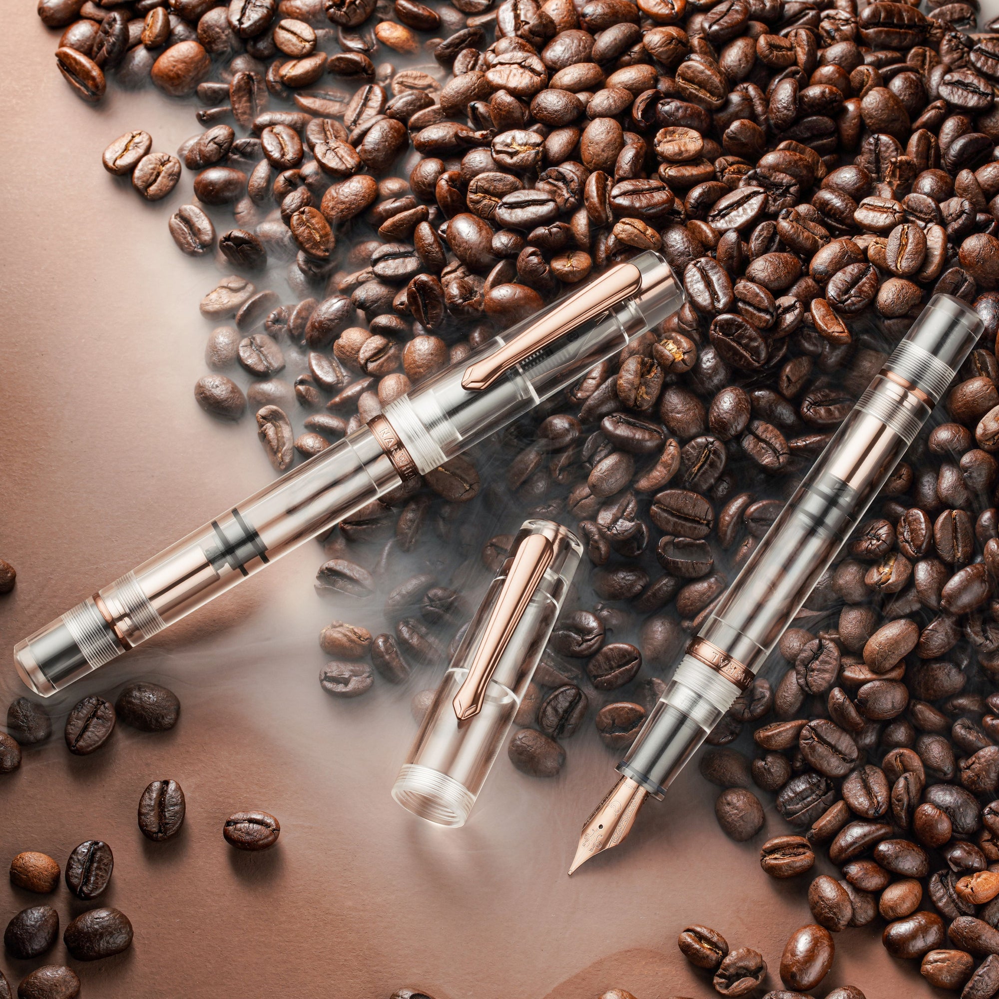 Nahvalur Original Fall Şeffaf Pistonlu Dolma Kalem