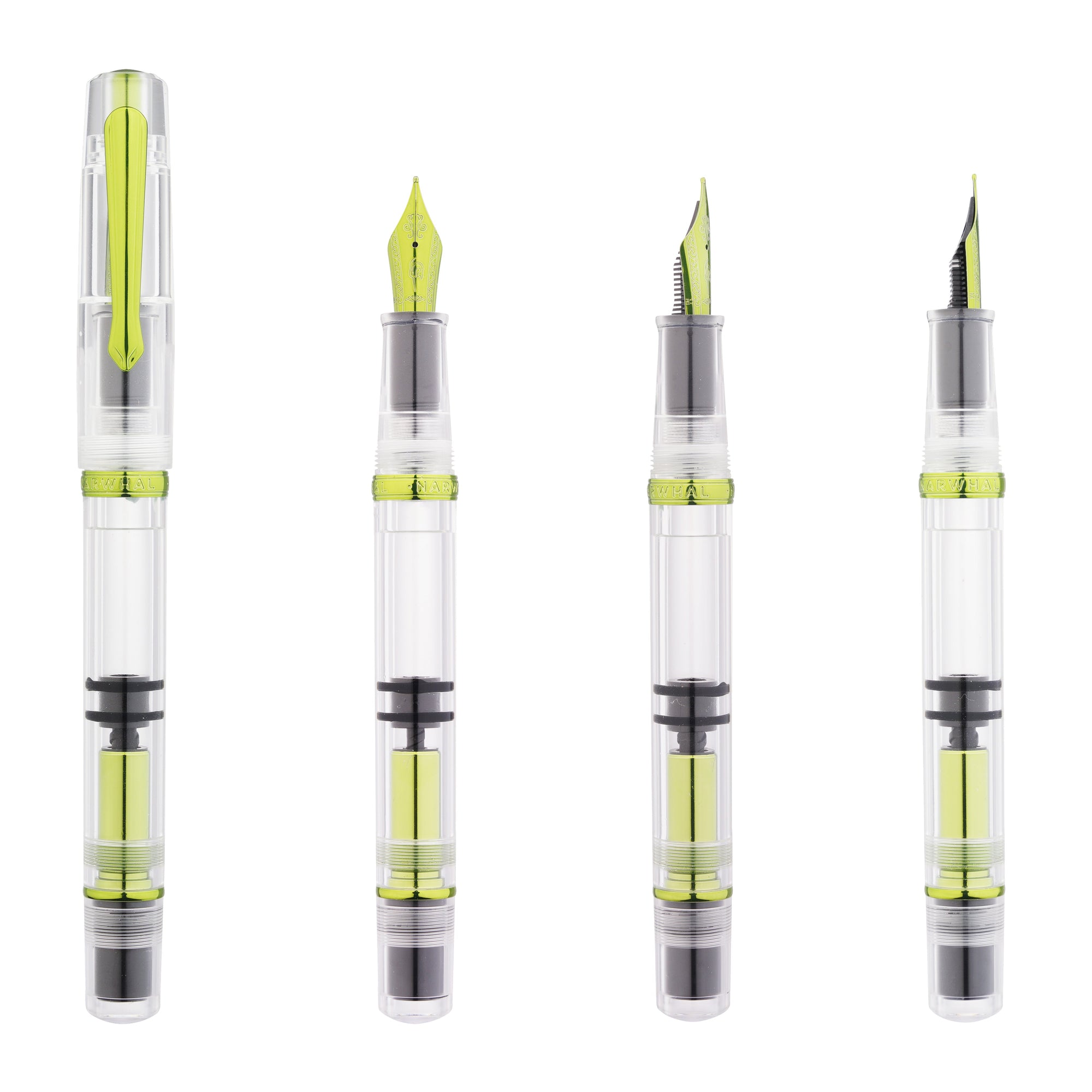 Nahvalur Original Spring Şeffaf Pistonlu Dolma Kalem