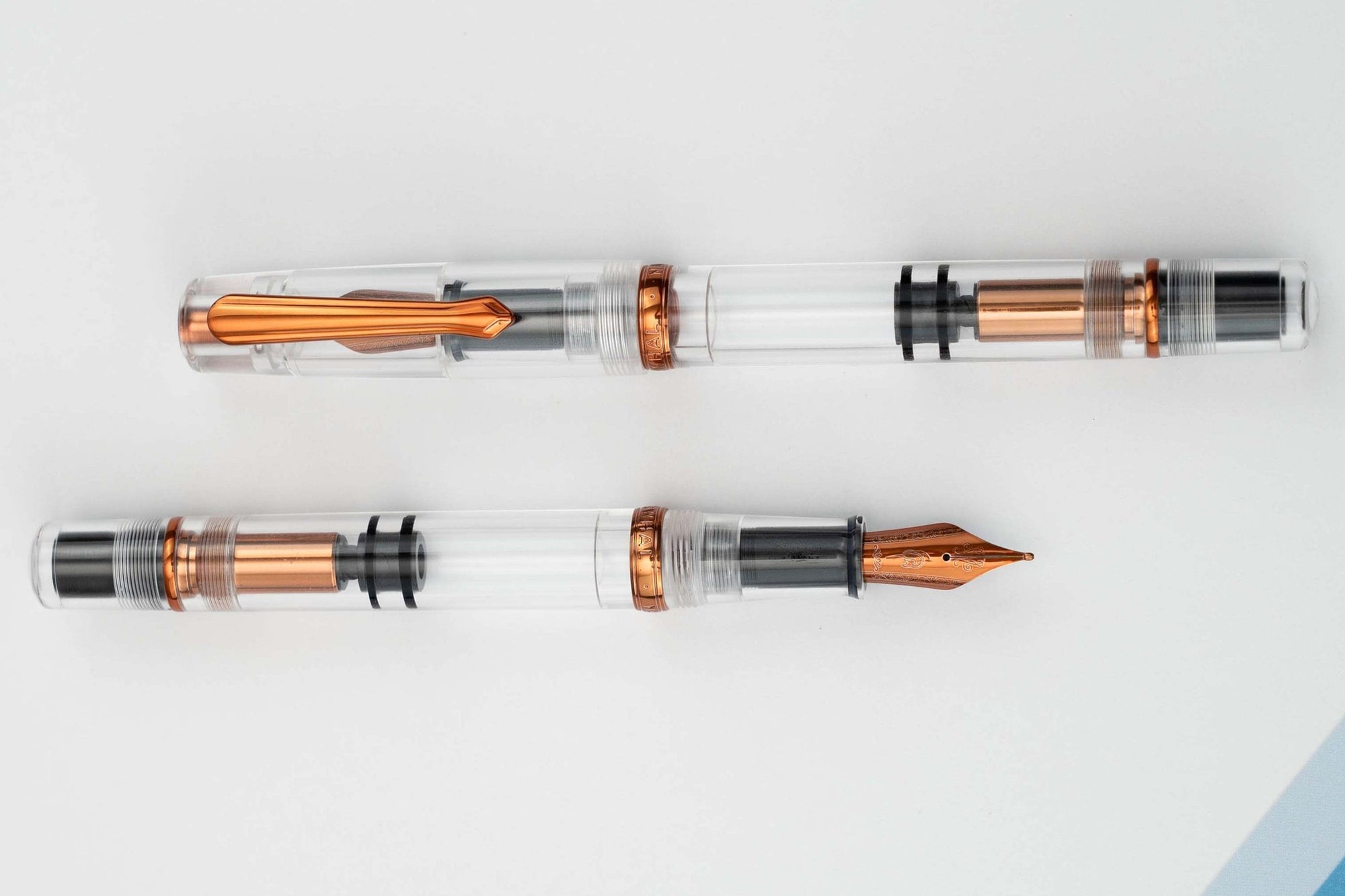 Nahvalur Original Summer Şeffaf Turuncu Dolma Kalem