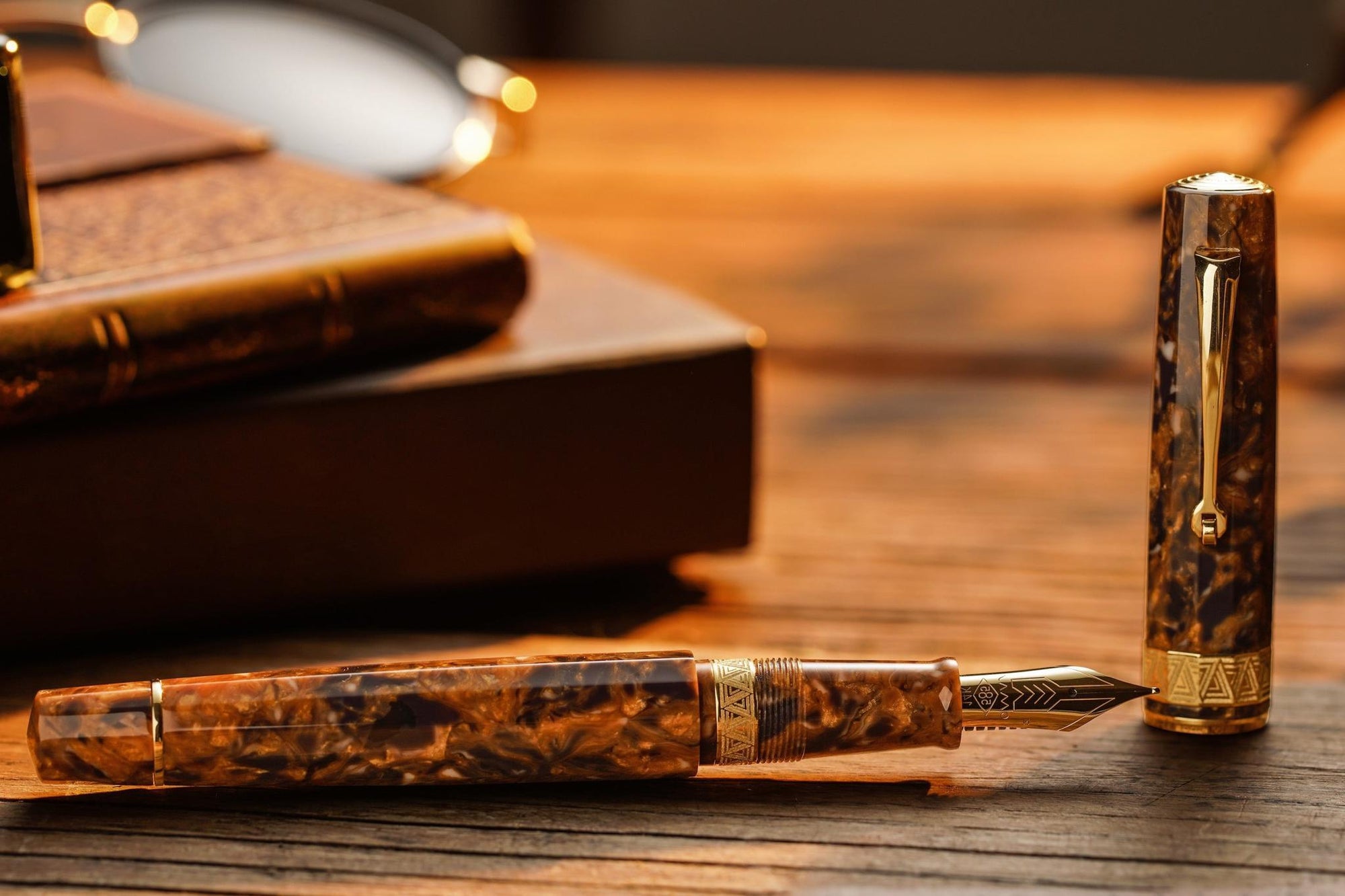 OMAS Paragon Dolmakalem Blue Saffron GT