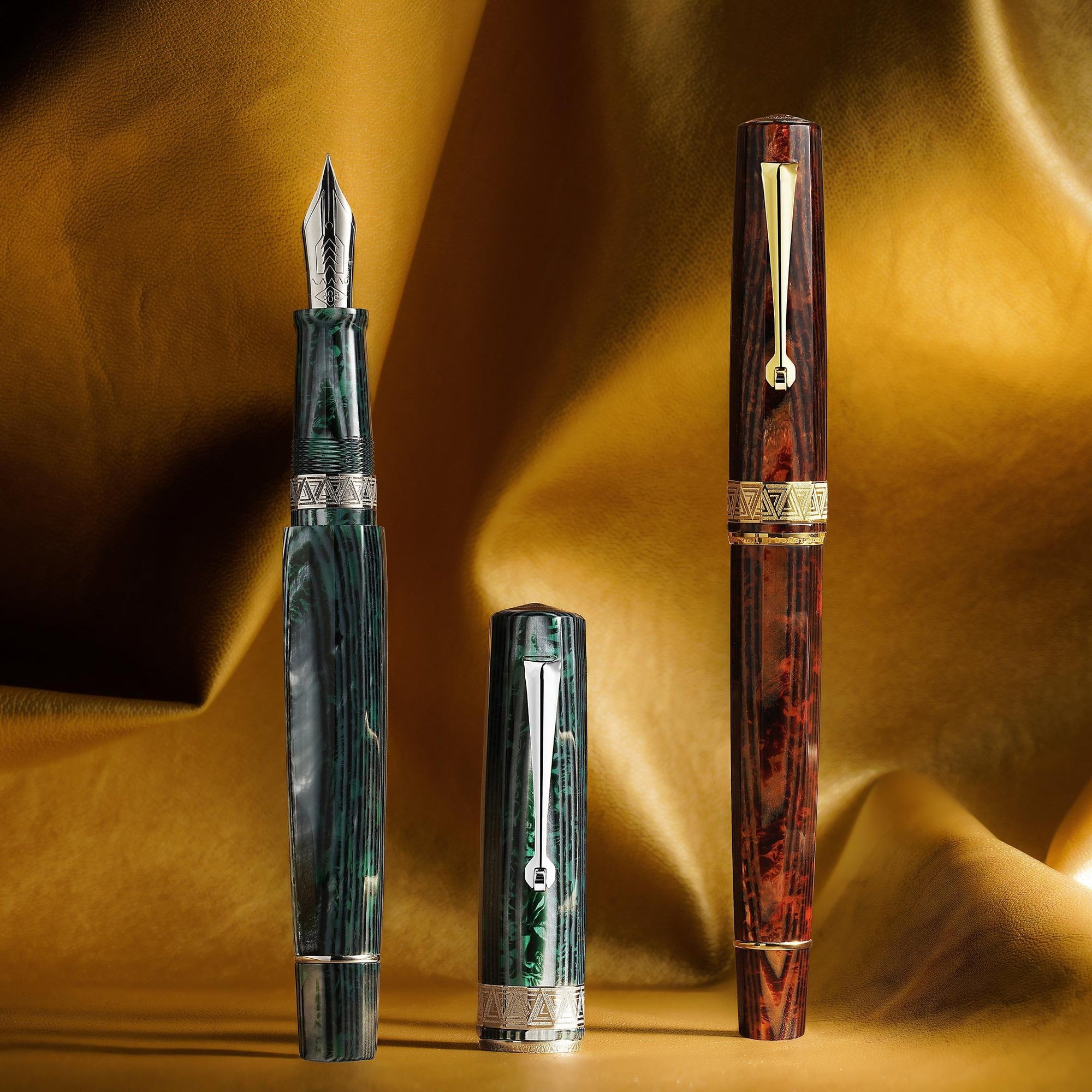 Omas Paragon Arco Verde Selüloid Dolmakalem