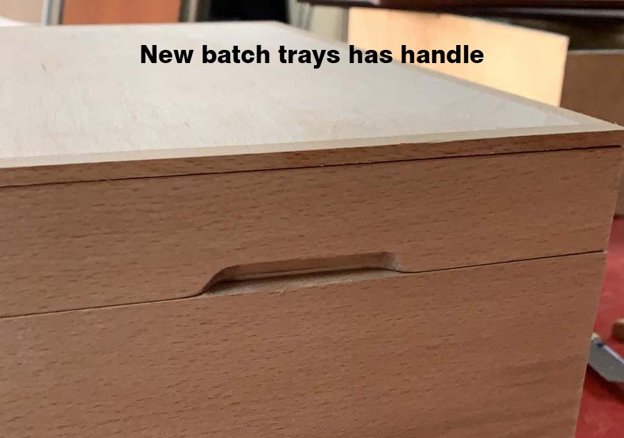 Stack &amp; Store Wood Pen Display Box - With Clear Lid