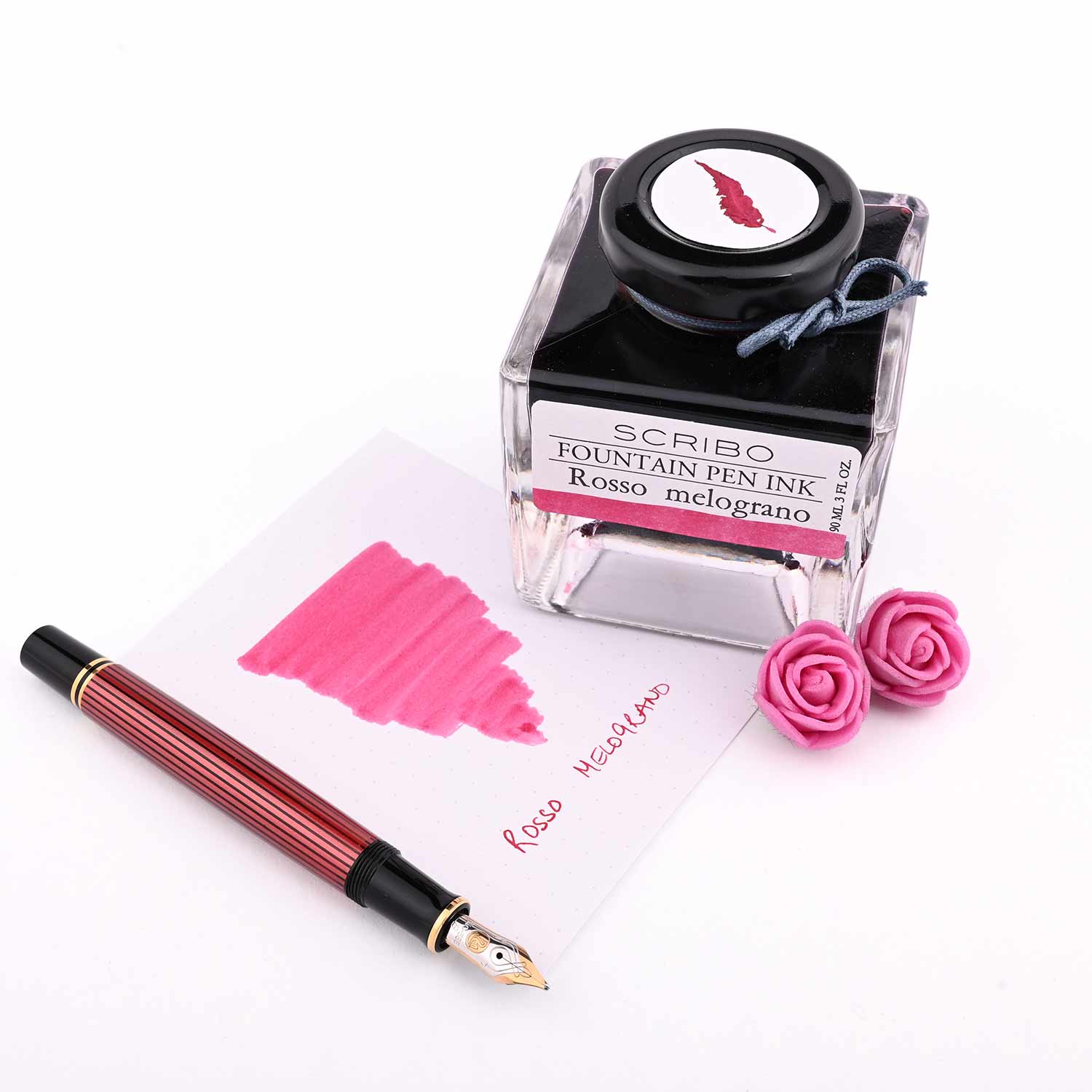 Scribo Rosso Melograno Mürekkep, Red - 90ml