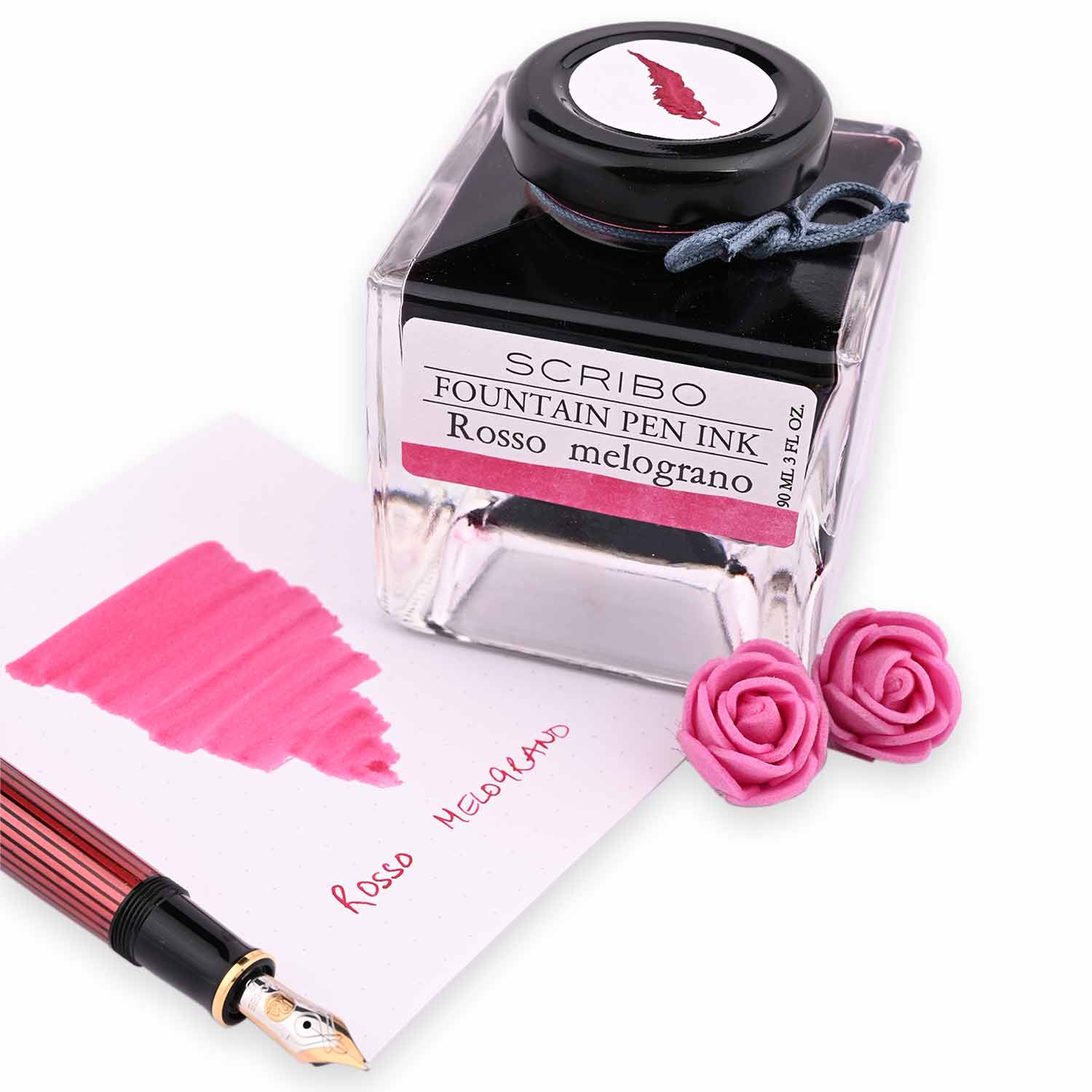 Scribo Rosso Melograno Mürekkep, Red - 90ml