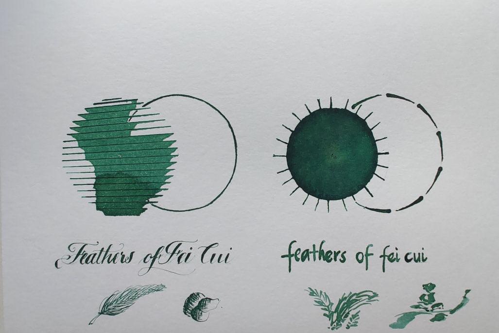 Shanghai Stationary Ink - Feathers of Fei Cui - 30ml