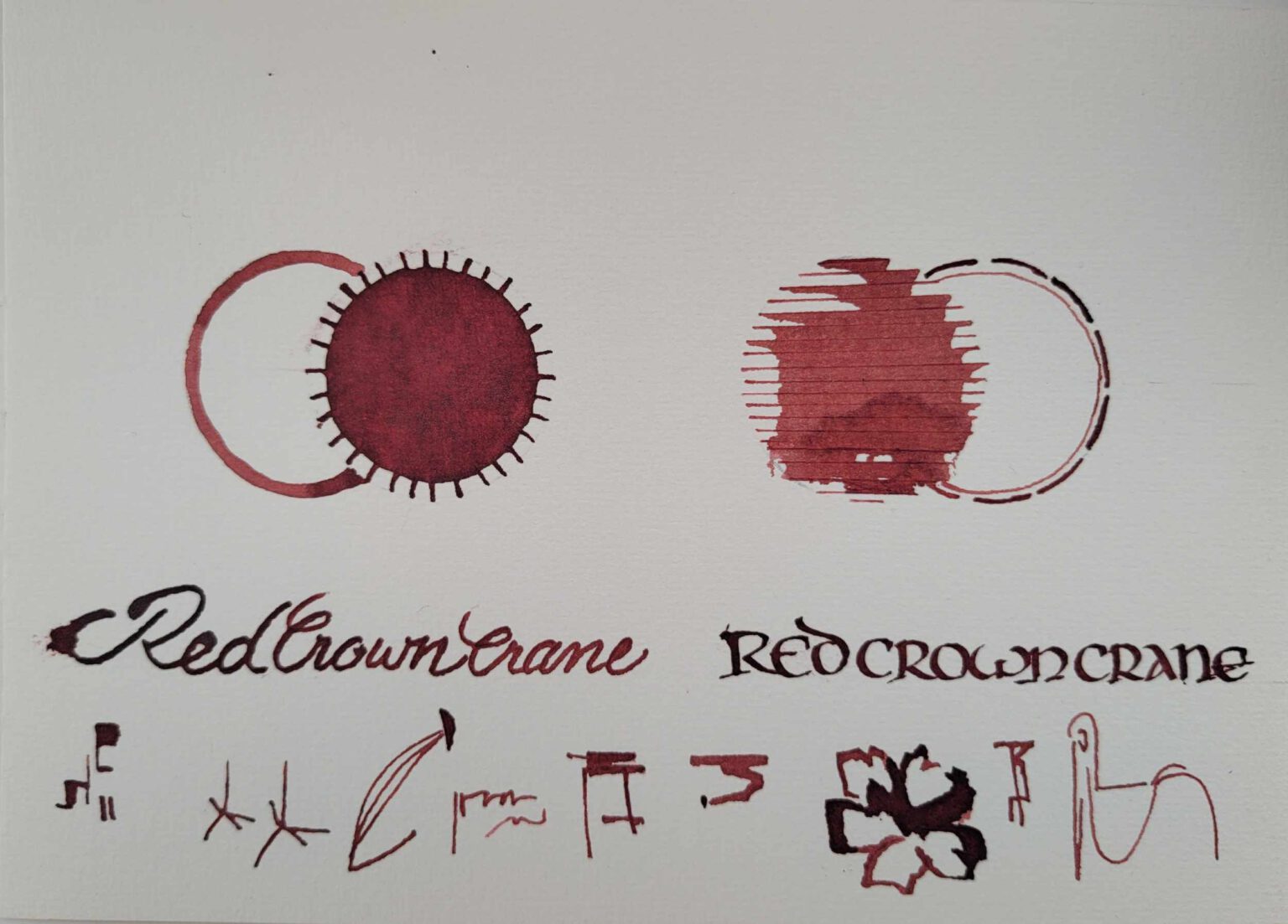 Shanghai Stationary Mürekkep - Red Crown Crane - 30ml