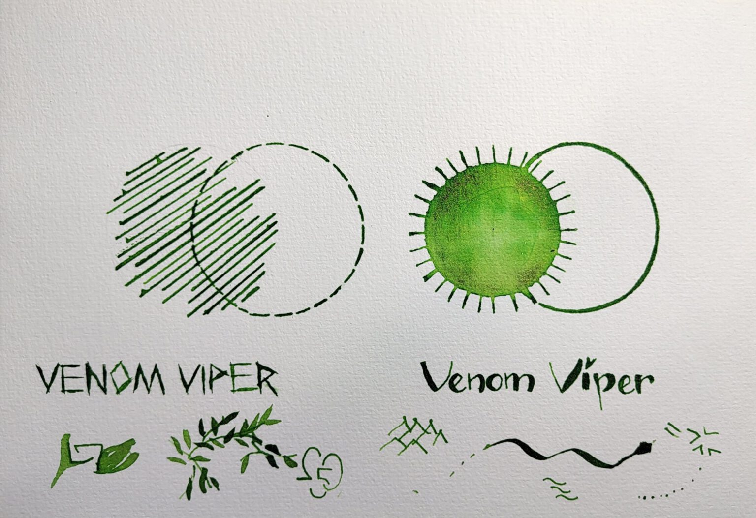 Shanghai Stationary Mürekkep - Venom Viper - 30ml
